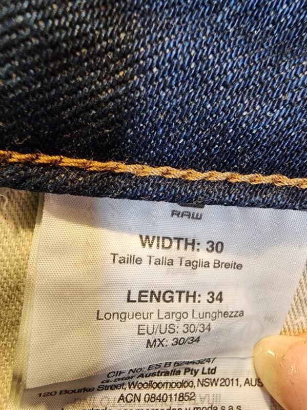 G-Star G Star Raw Men's Navy Denim Jeans Size US 30 / EU 46 - 5 Thumbnail