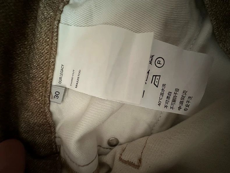 Our Legacy Our Legacy3D printed jeans first generation brown Size US 30 / EU 46 - 6 Thumbnail