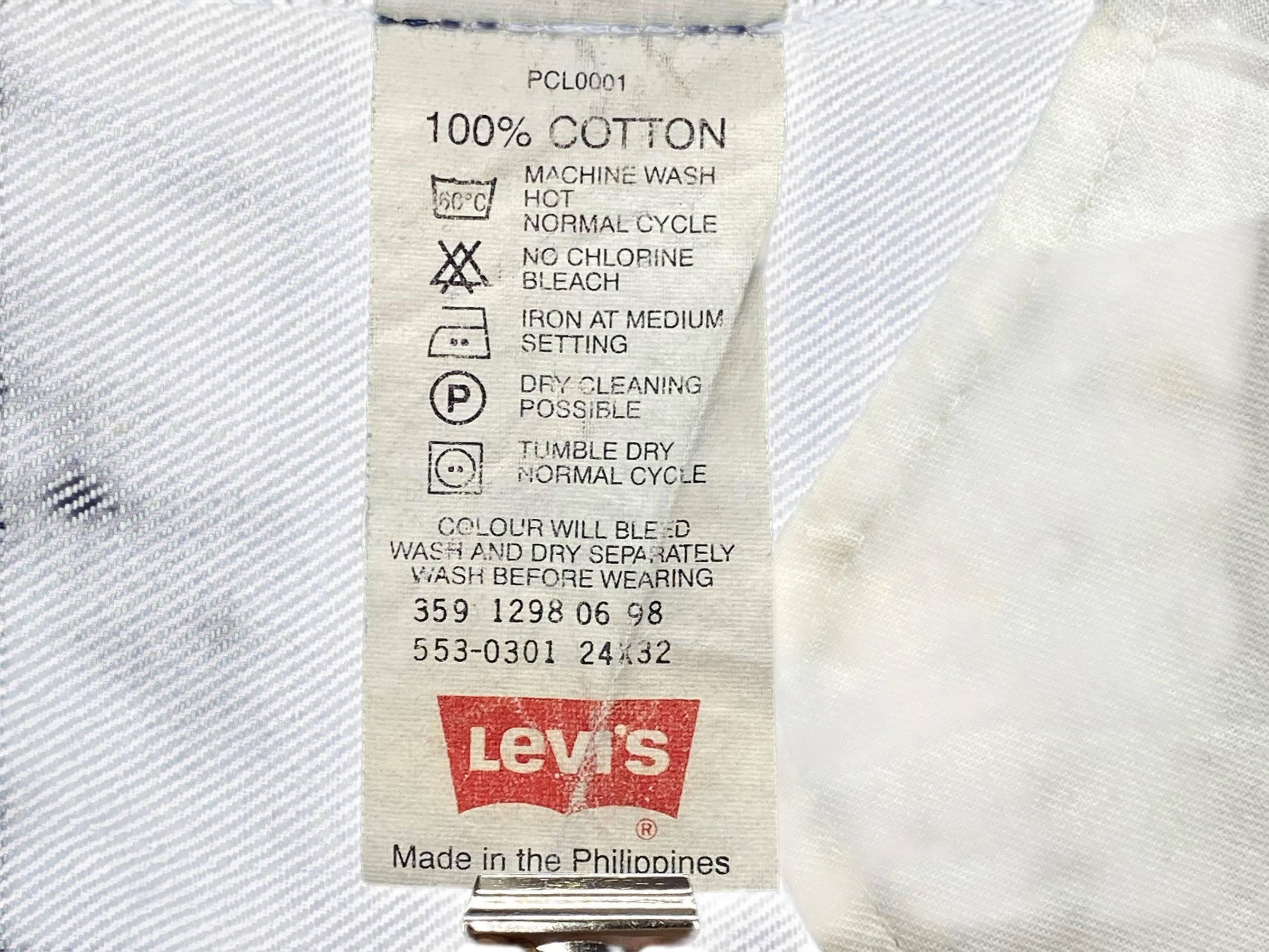 Levi's × Levi's Vintage Clothing Levis 553 Jeans High Waisted Jeans Medium Wash Jeans Size 24" / US 00 / IT 34 - 7 Thumbnail