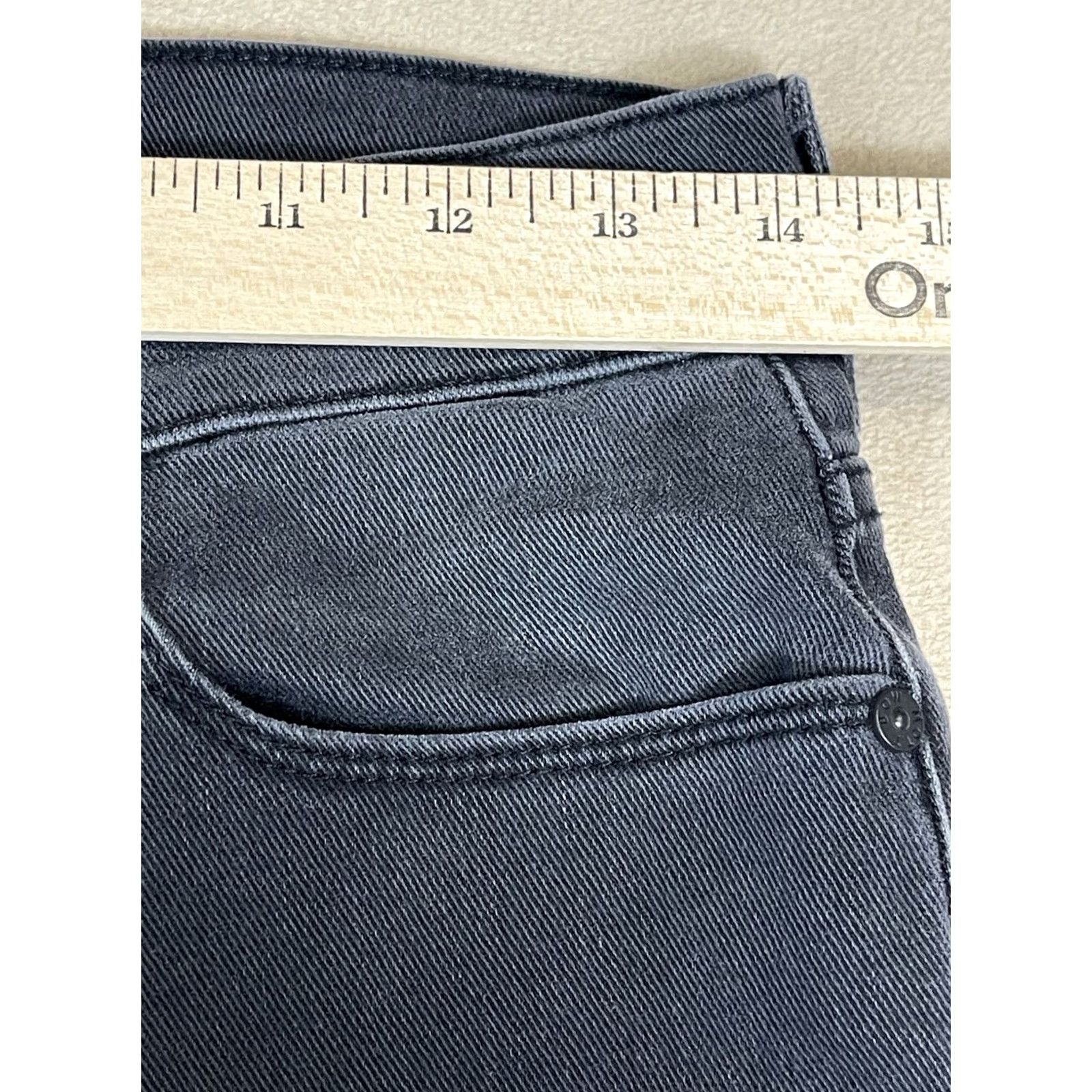 Mott & Bow Mott & Bow Jeans Mens 30x32 Black Skinny Stone Slim Fit Mid Rise Stretch Denim Jeans Size US 30 / EU 46 - 5 Thumbnail