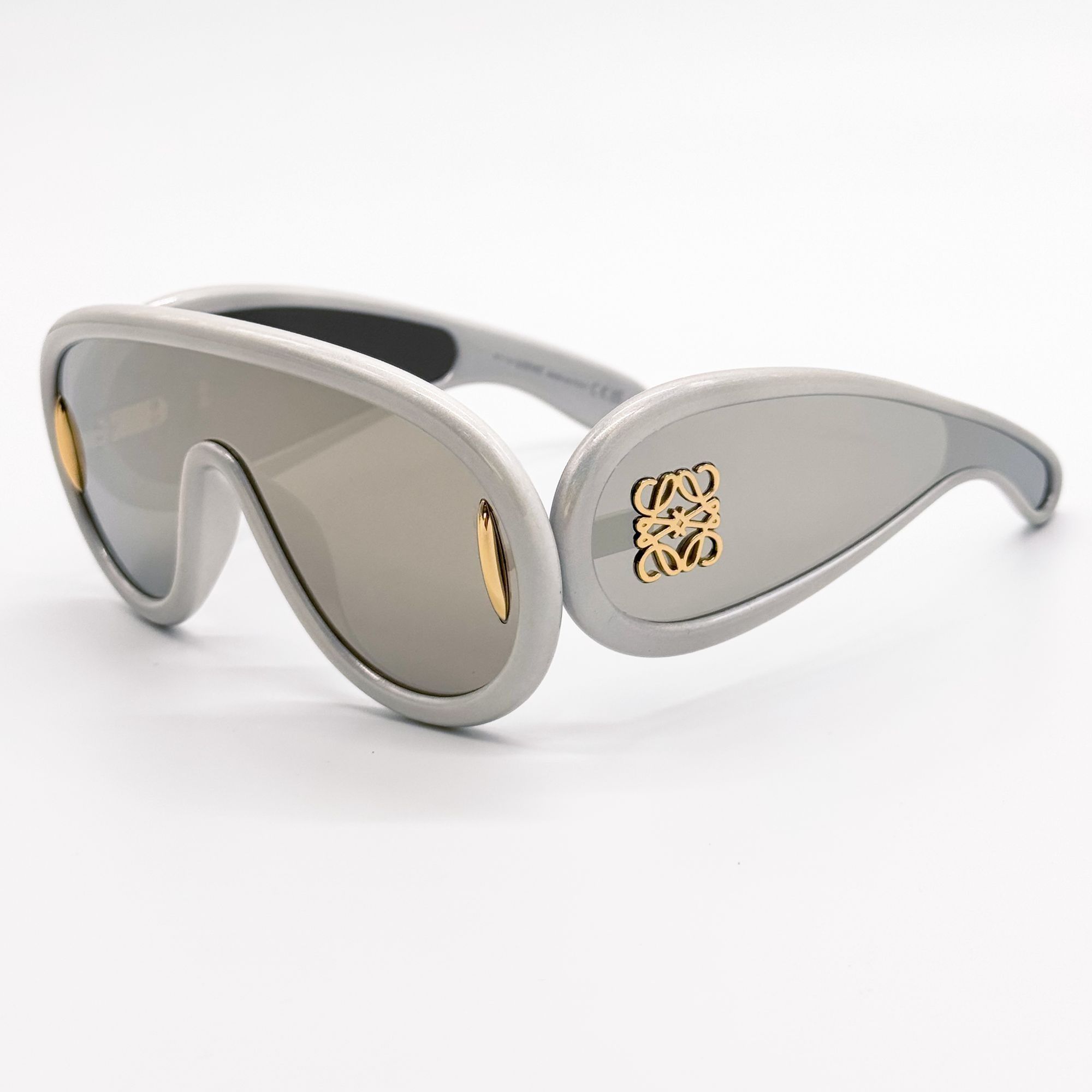 Loewe NEW LOEWE SUNGLASSES LW40108I 24C GRAY MASK UNISEX EYEWEAR Size ONE SIZE - 3 Thumbnail