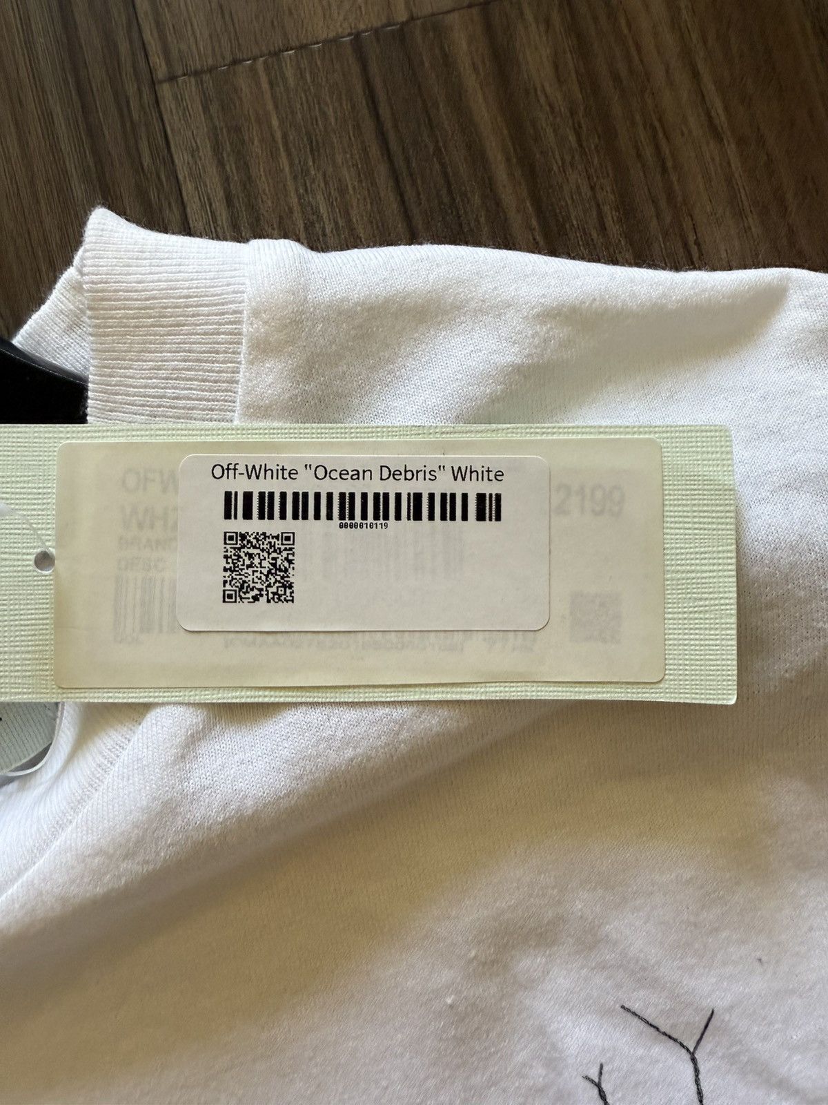 Off-White Off-White “Ocean Debris” T-Shirt White Size L Virgil Abloh Size US L / EU 52-54 / 3 - 3 Thumbnail
