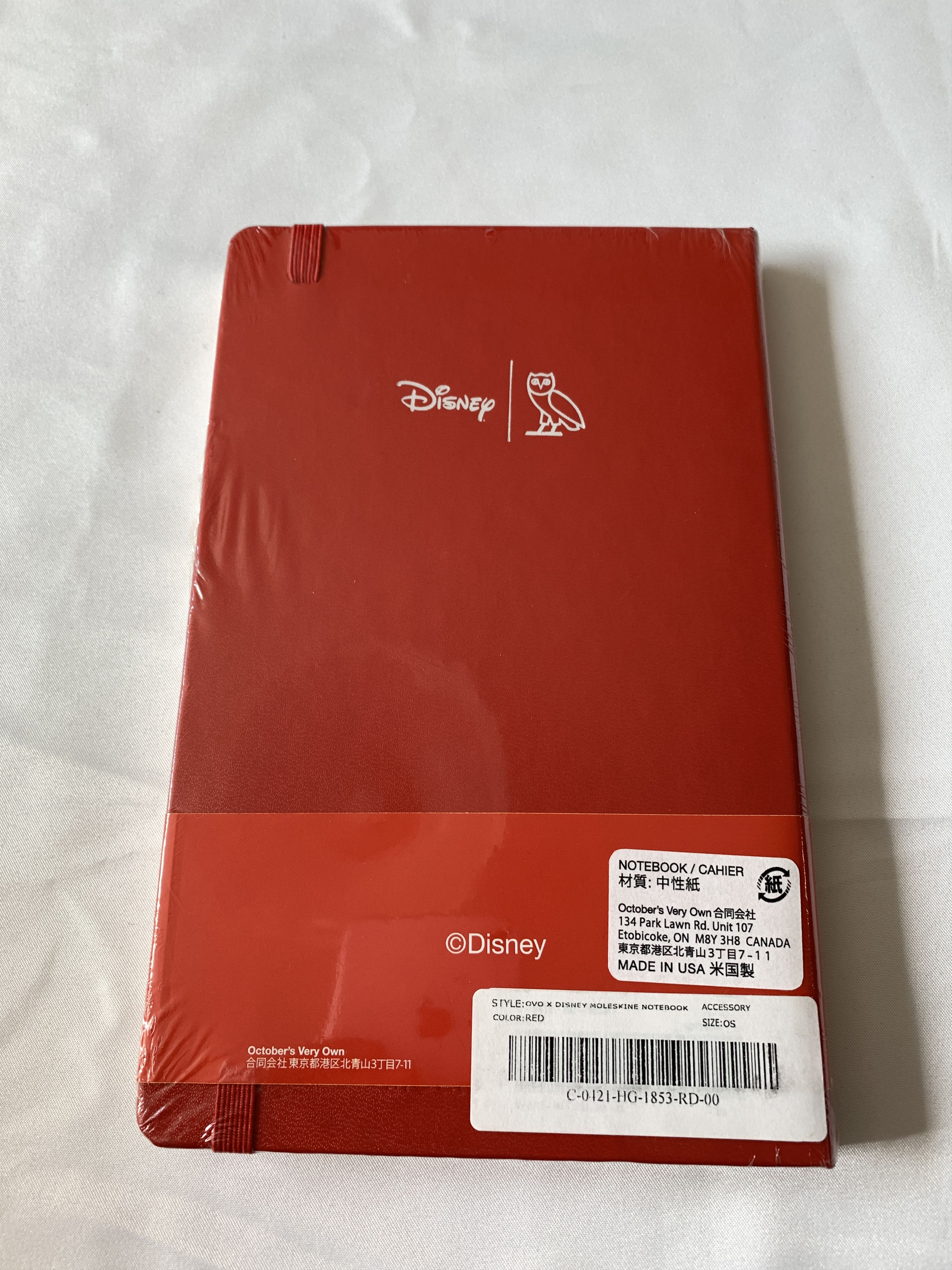 Disney OVO x Disney Moleskine Mickey Mouse Notebook Red Size ONE SIZE - 2 Thumbnail