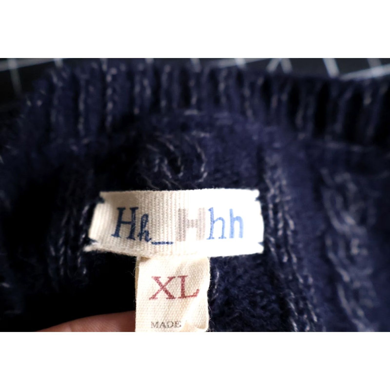 Tommy Hilfiger Lambs Wool Silk Sweater Men's XL Dark Blue V-Neck Heavyweight Knit Pullover Tommy Hilfiger Women? Size US XL / EU 56 / 4 - 3 Thumbnail