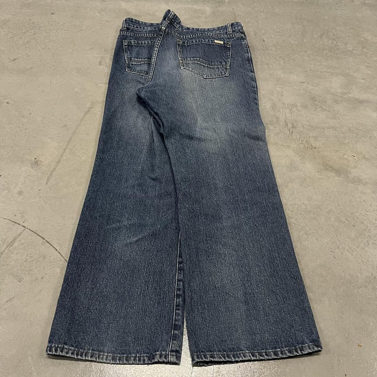 Oleg Cassini Vintage Y2K/2000s Super Baggy Grunge Dark Wash Y2K Oleg Cassini Denim Jeans! Size US 36 / EU 52 - 5 Thumbnail