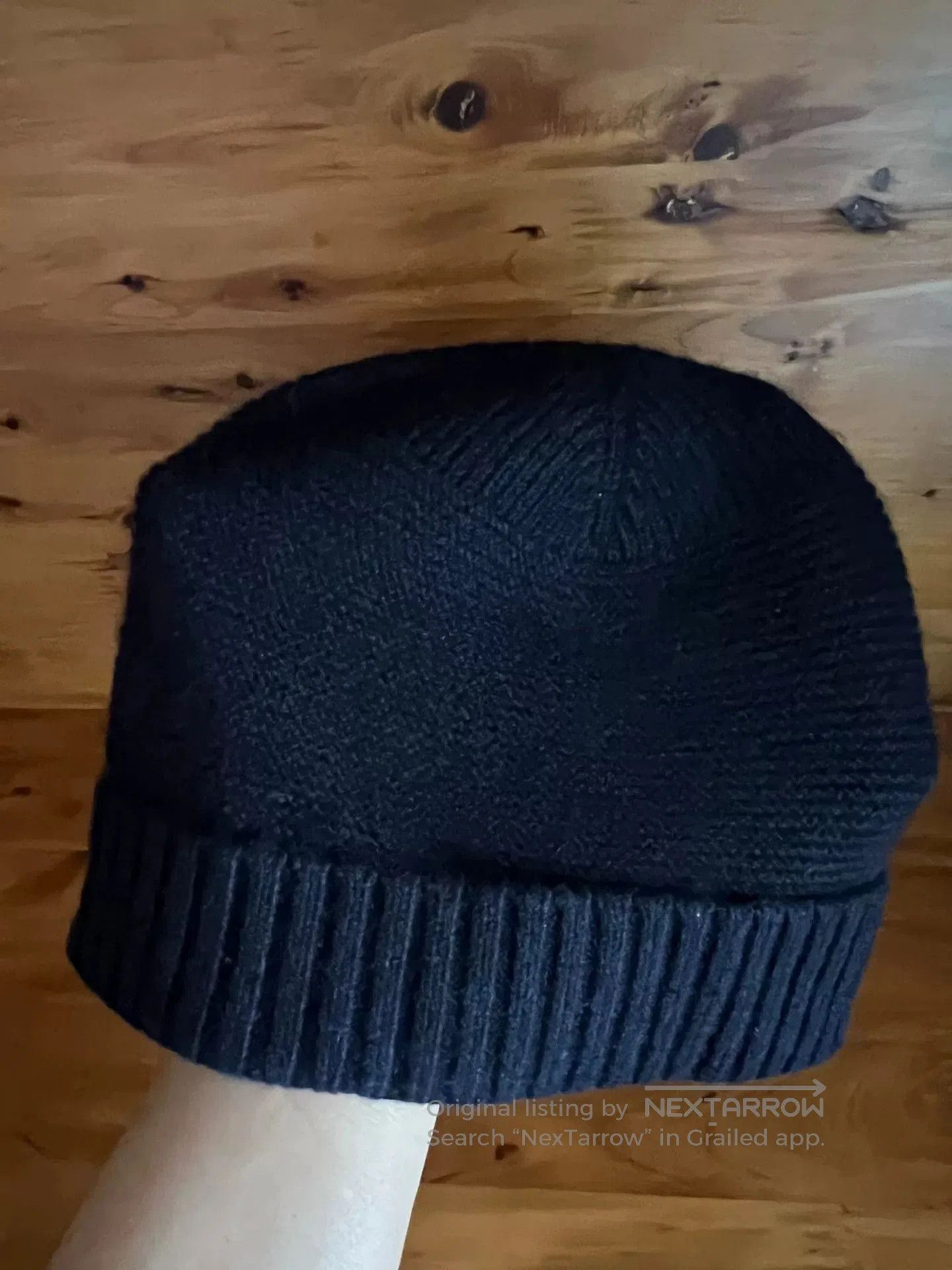 RRL Ralph Lauren RRL Double RL Dark Blue Goat Wool Beanie. Size ONE SIZE - 3 Thumbnail