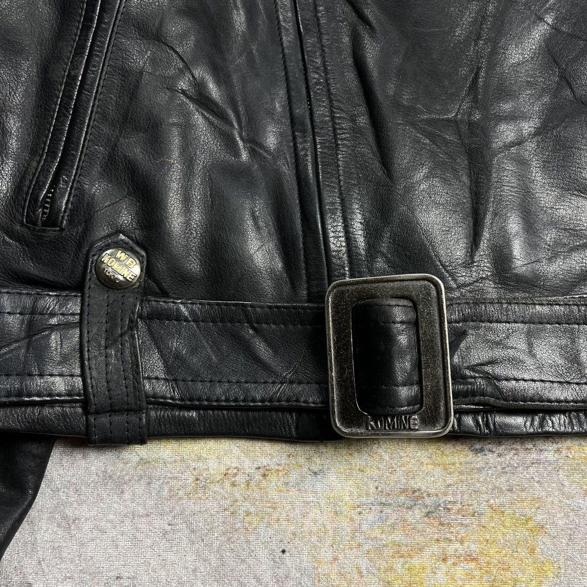 Isamu Katayama Backlash × Japanese Brand × Kadoya Vintage Komine double rider leather jacket Size US L / EU 52-54 / 3 - 10 Thumbnail