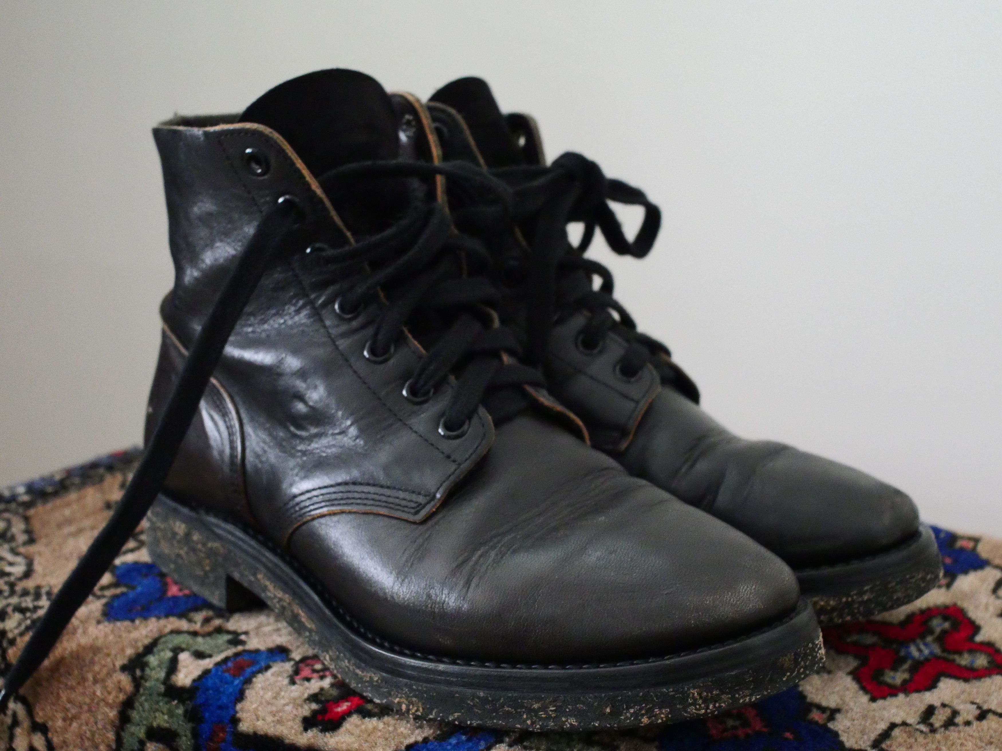The Real McCoy's N-1 Field Shoes, Boots, Horsehide | Grailed