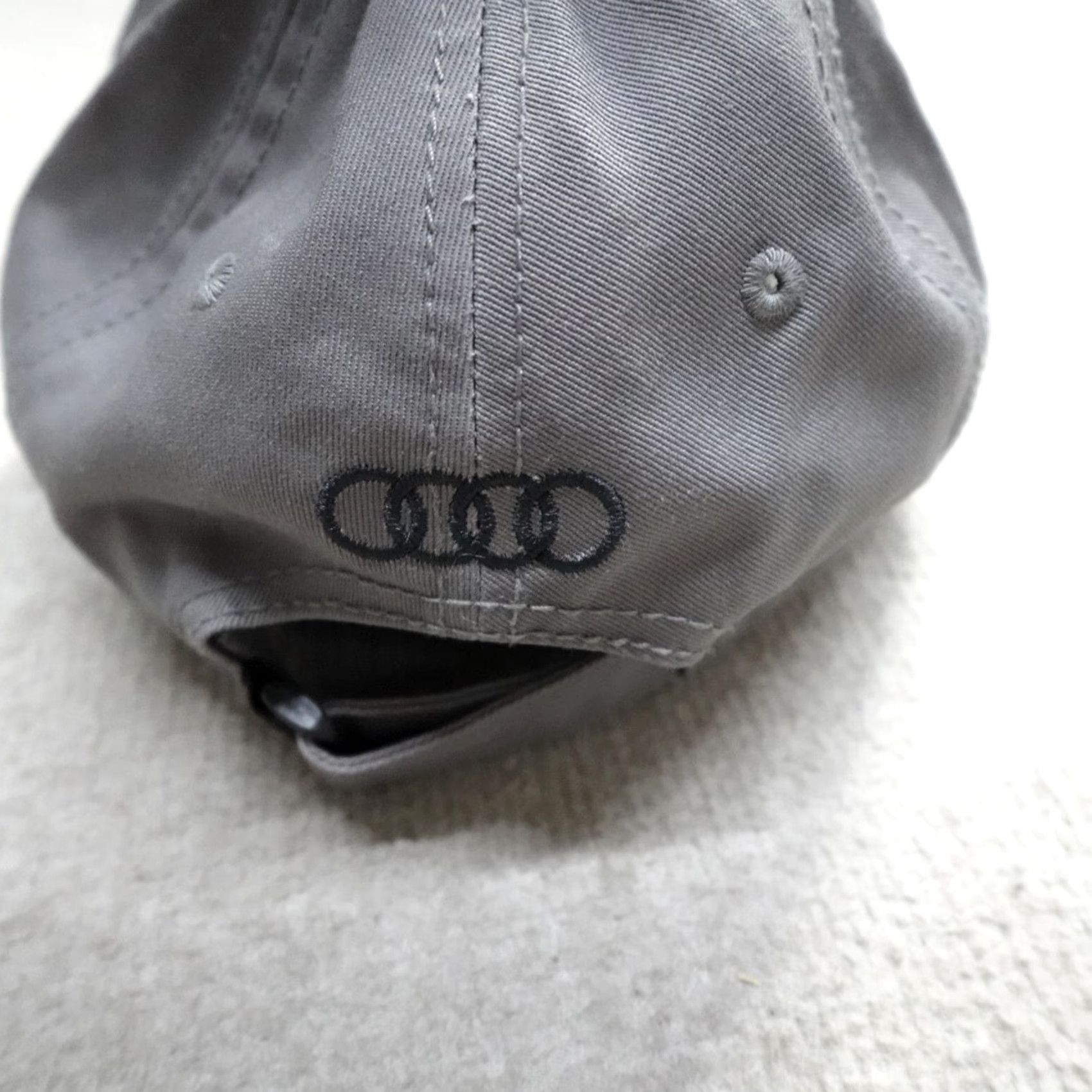 Vintage Audi Hat Gray Embroidered A7 Official Strapback Mens Adjustable Cotton Baseball Cap Size ONE SIZE - 4 Thumbnail