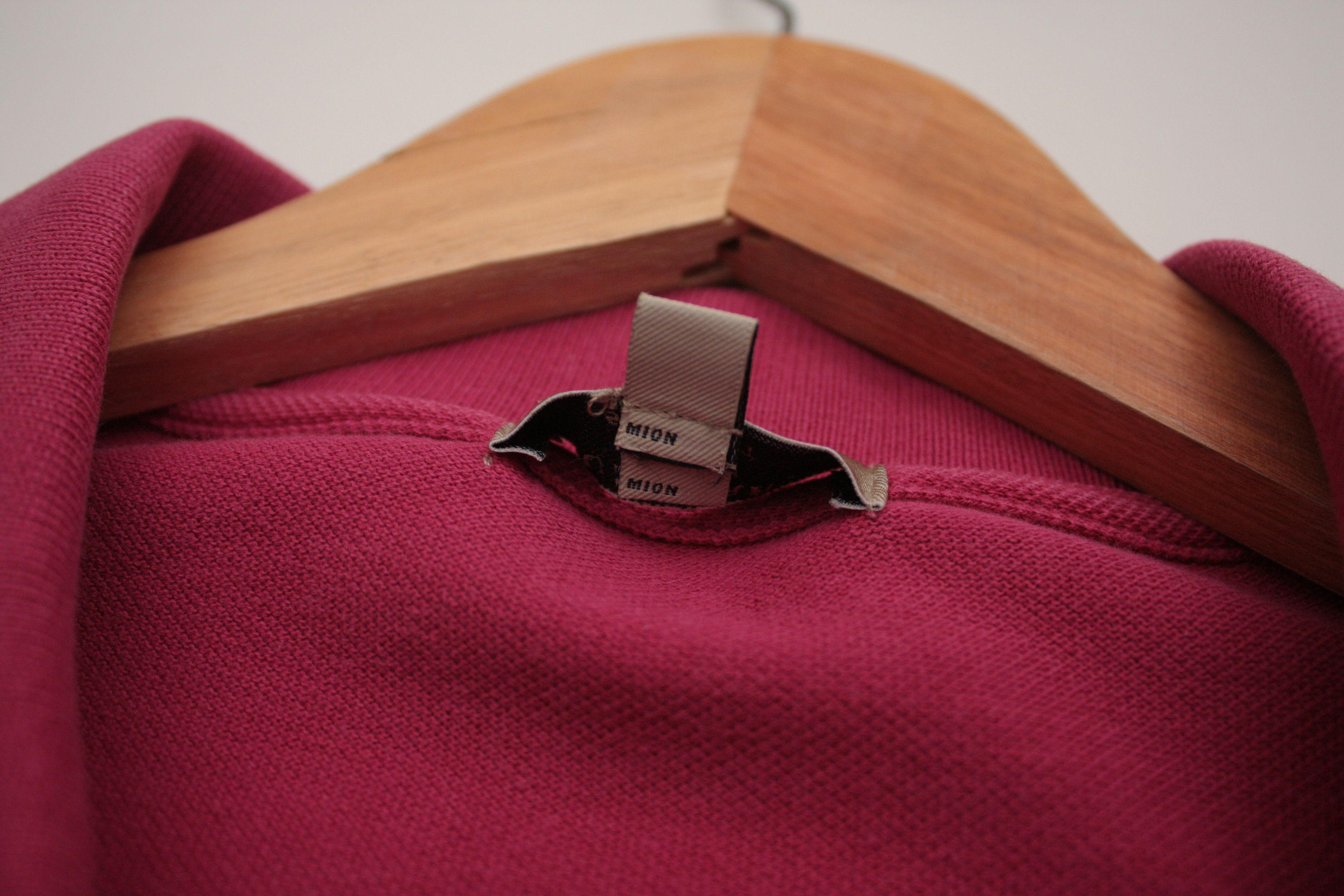 Burberry Burberry Nova Check Crimson Red Polo Men's M Size US M / EU 48-50 / 2 - 6 Thumbnail