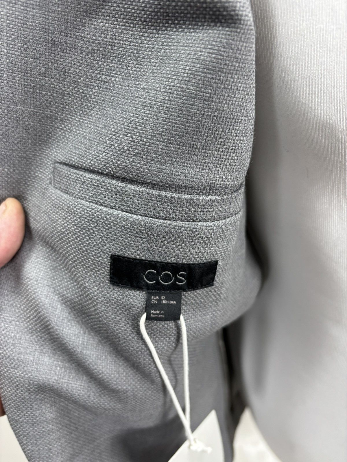 Cos Mens blazer COS Size 52 Color Gray Size 52R - 10 Thumbnail