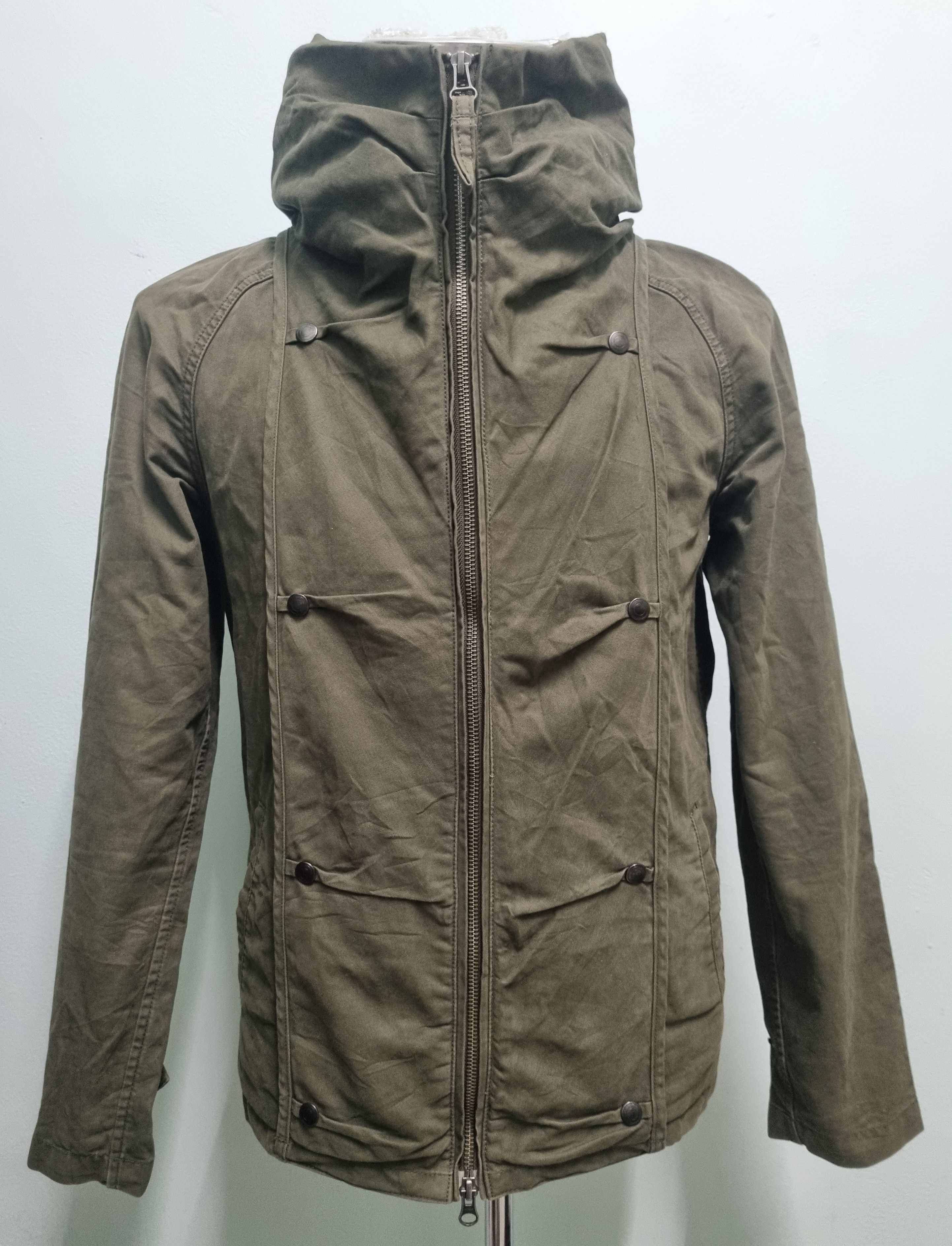 Custom Culture Black Green Army Style Jacket