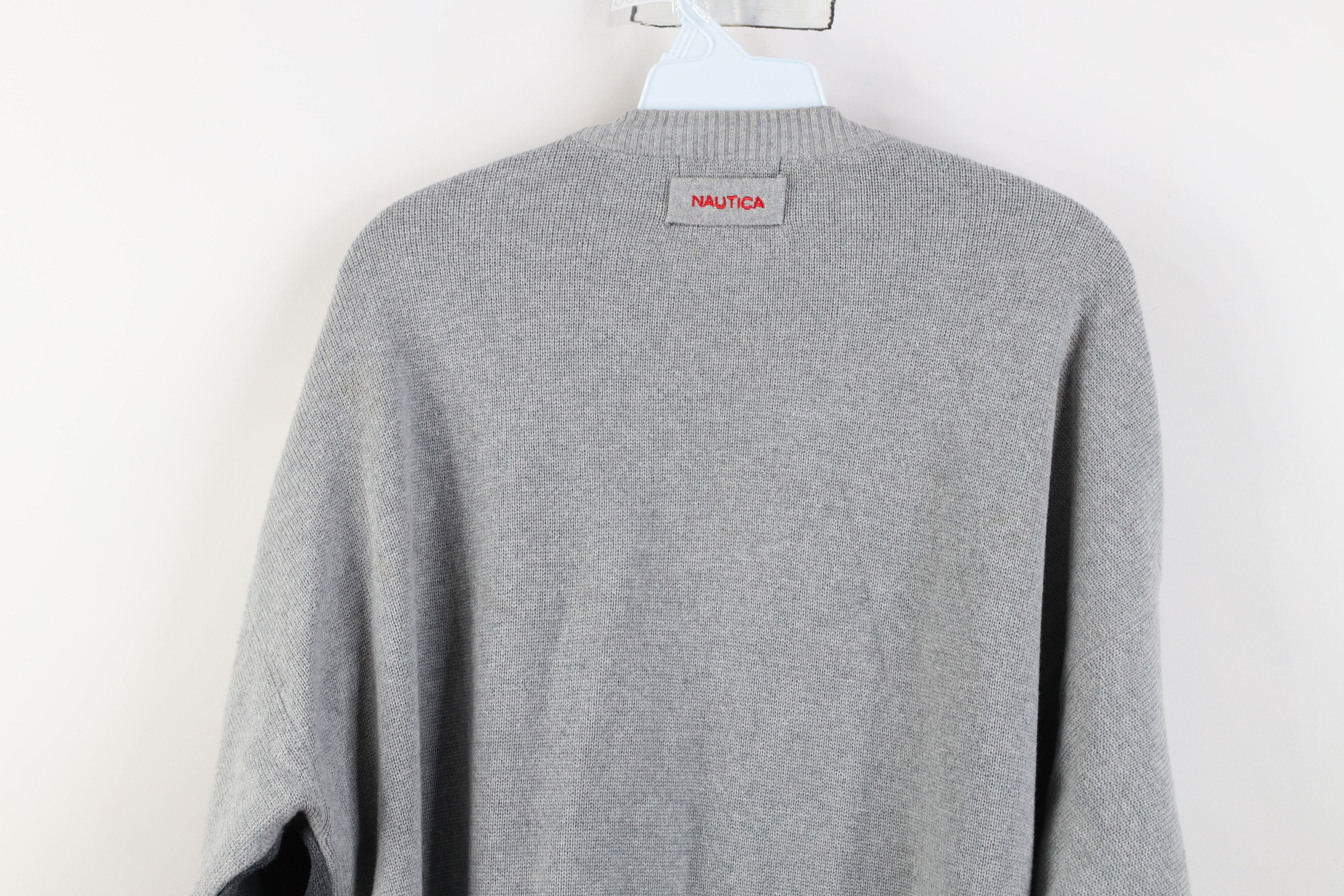Nautica Vintage Nautica Block Sailing Cotton Knit Crewneck Sweater Size US XL / EU 56 / 4 - 13 Thumbnail