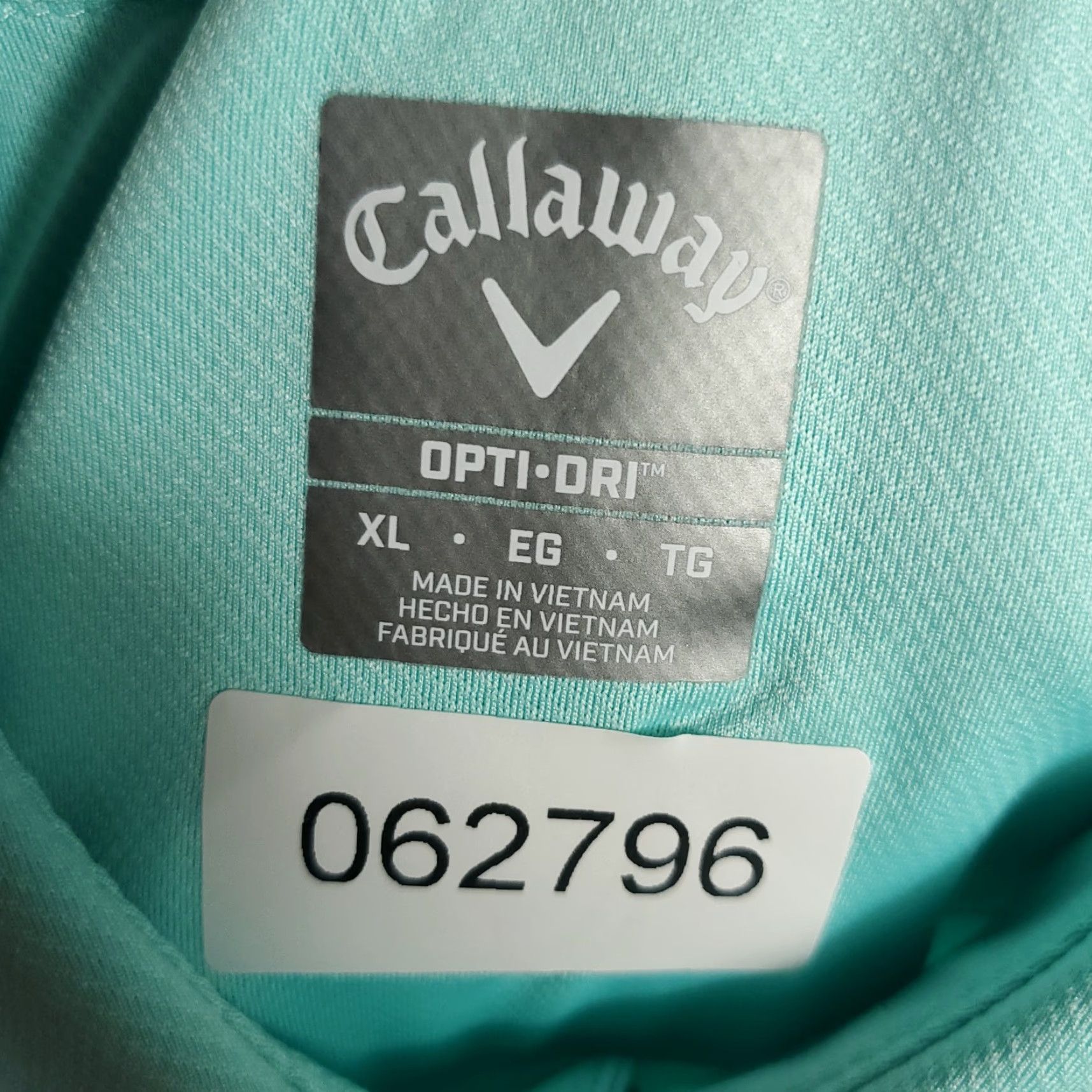 Callaway Callaway Polo Shirt Mens Size XL Turquoise Opti Dri Fit Golf Short Sleeve Size US XL / EU 56 / 4 - 8 Thumbnail