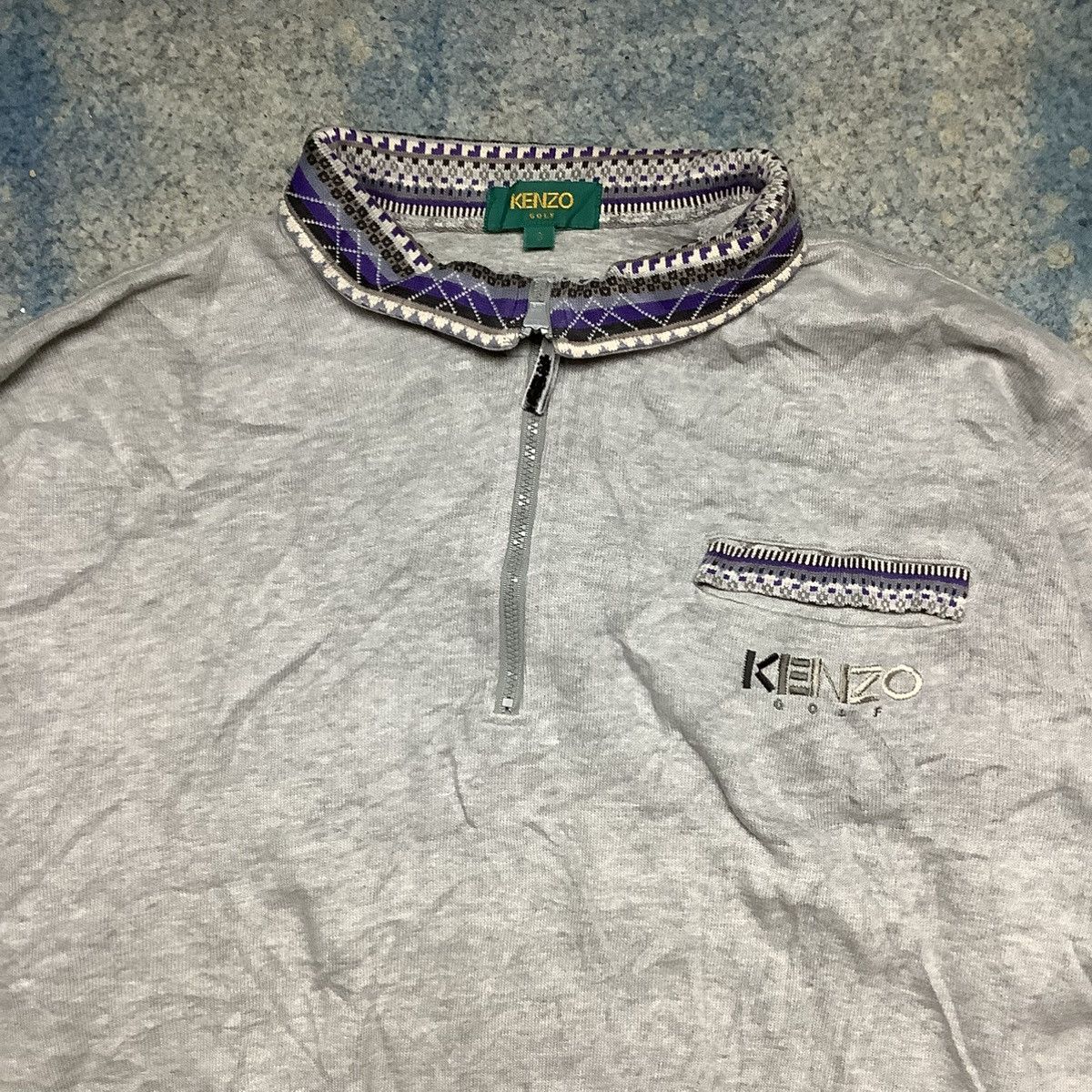 Kenzo × Vintage Sweatshirts Kenzo Golf Size US L / EU 52-54 / 3 - 2 Thumbnail