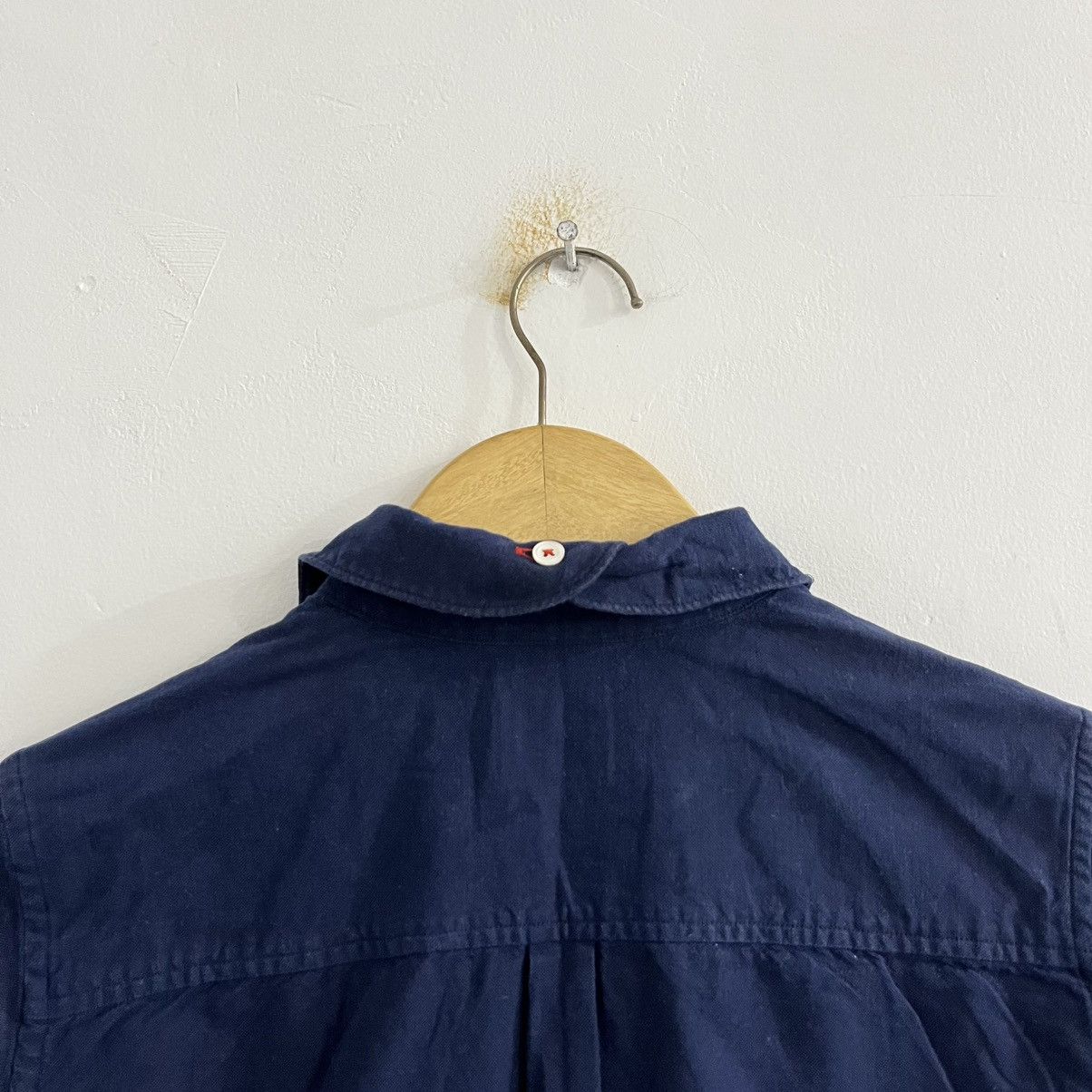 Issey Miyake Issey Miyake - Frapbois Navy Unique Button Up Size US S / EU 44-46 / 1 - 9 Thumbnail