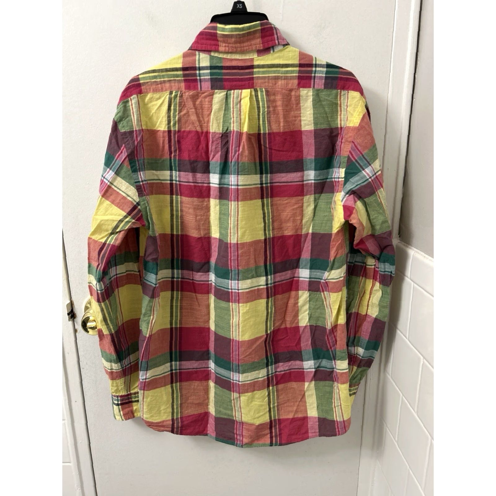 Brooks Brothers Brooks Brothers Button-Down Shirt Mens S Red Plaid Long Sleeve Pocket Colorful Tropical 29” Classic Regular Size US S / EU 44-46 / 1 - 7 Thumbnail