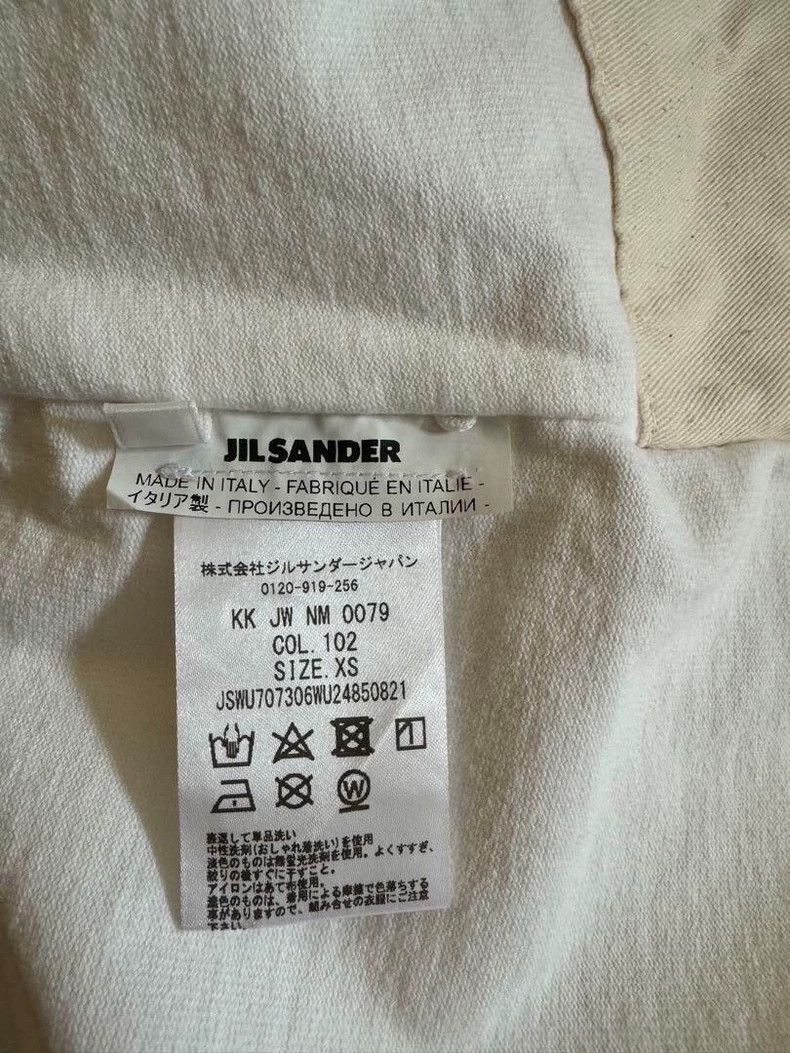 Jil Sander Jil Sander Sleeveless pure cotton T-shirt Size XS / US 0-2 / IT 36-38 - 4 Thumbnail