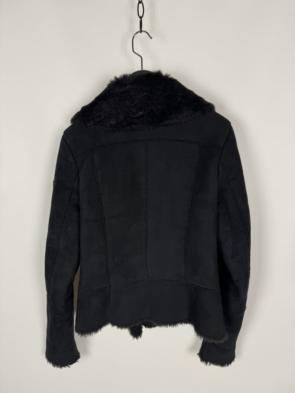 Armani Armani Jeans Faux Suede Fur Rider Jacket Size M / US 6-8 / IT 42-44 - 13 Thumbnail