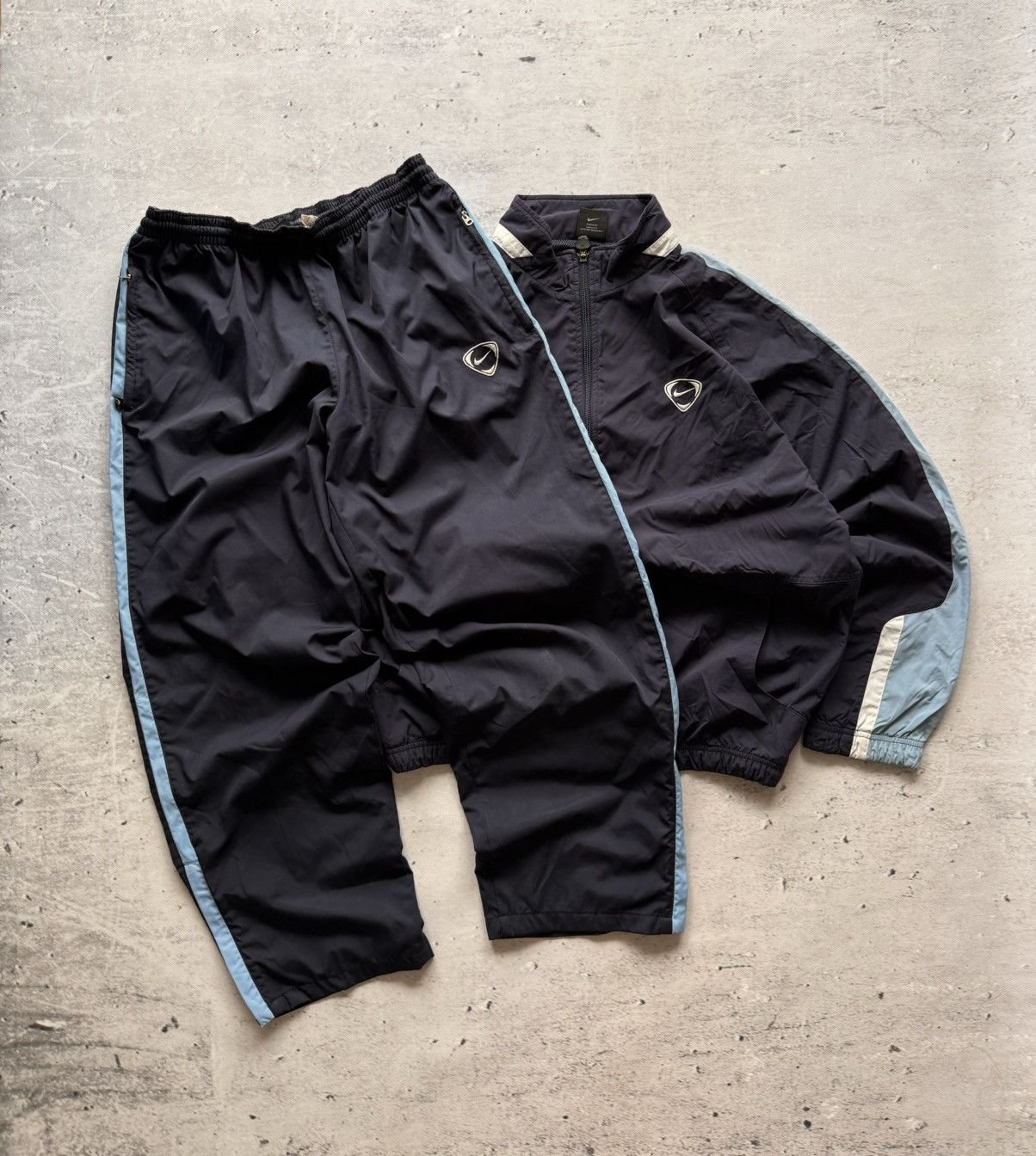 Nike × Vintage NIKE VINTAGE OVERSIZE DRIL TRACK SUIT Y2k Size US L / EU 52-54 / 3 - 1 Thumbnail