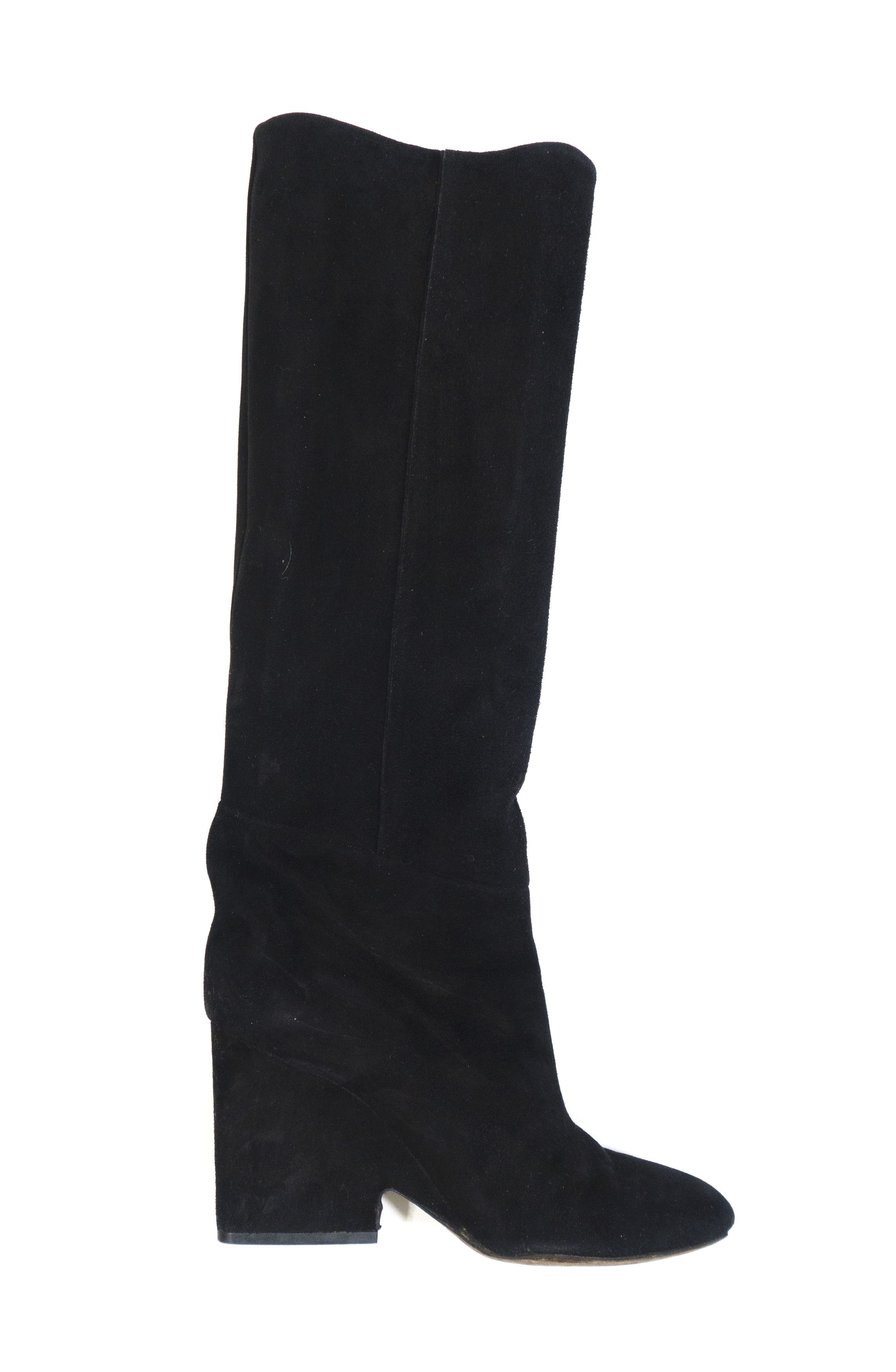 Jimmy Choo Suede High Knee Boots Size US 7 / IT 37 - 2 Thumbnail