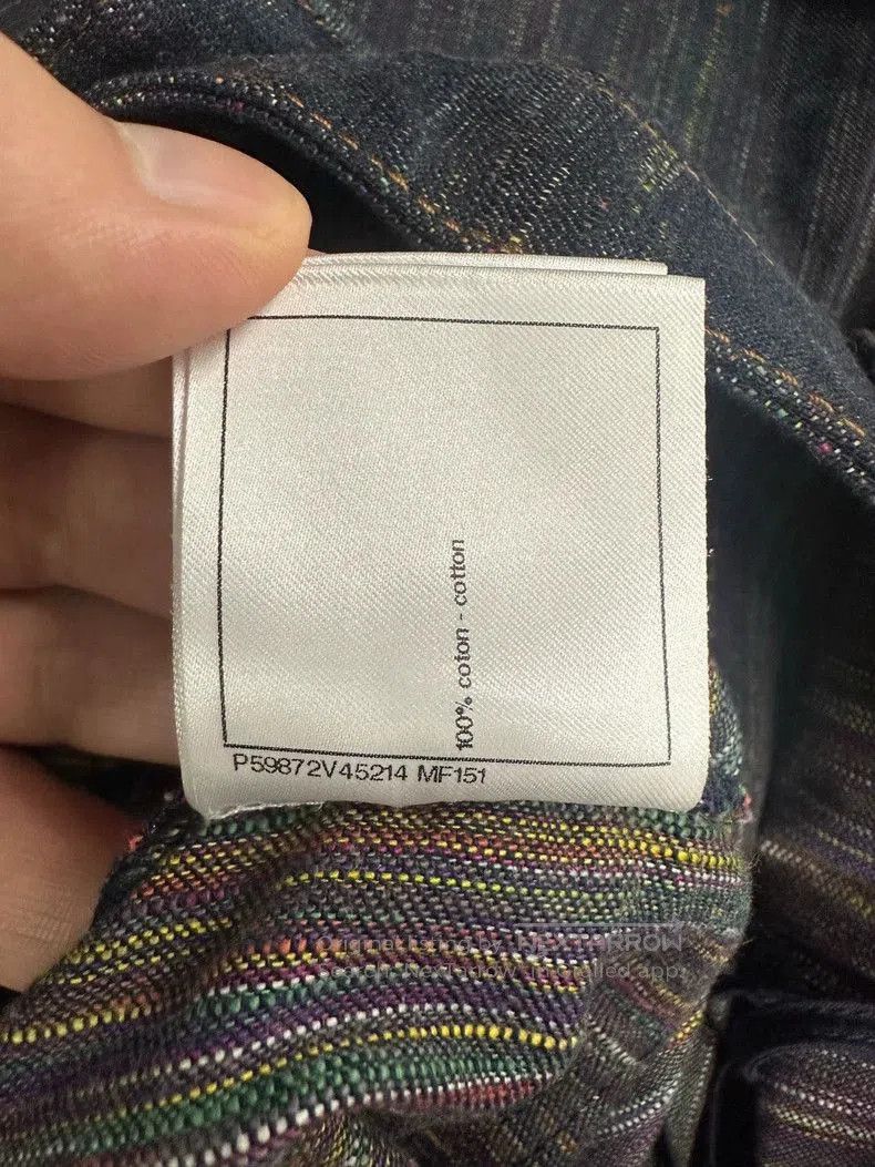 Chanel Chanel Dark Blue Denim Wide. Size US 34 / EU 50 - 6 Thumbnail