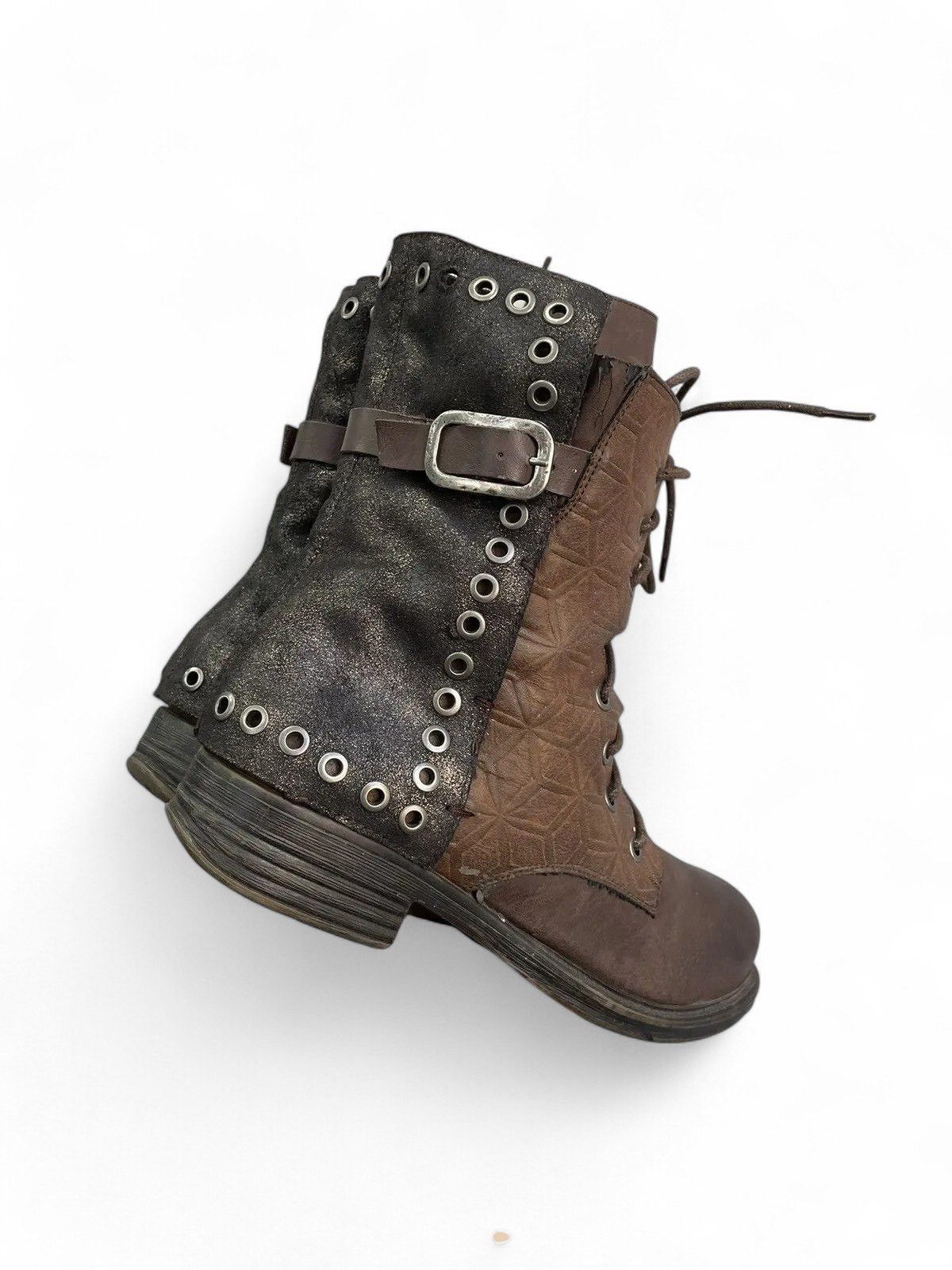 A.S.98 A.S. 98 style leather quilted lace-up boots style japanese Size US 7.5 / EU 40-41 - 5 Thumbnail