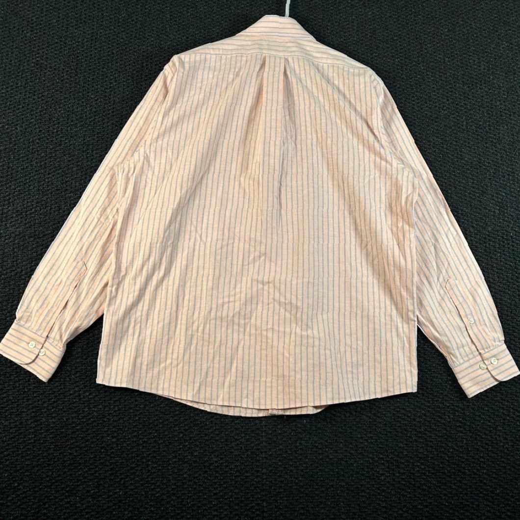 Brooks Brothers BrookS Brothers Regent Fit Button-Down Shirt Men’s Large Cotton Blend Striped Pink Blue Long Sleeve Size US M / EU 48-50 / 2 - 4 Thumbnail