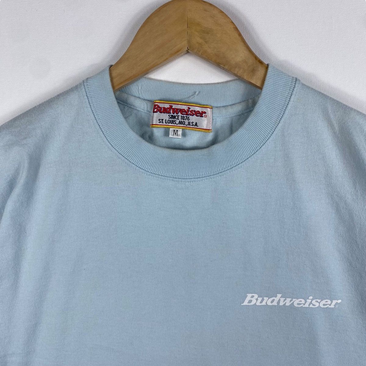 Budweiser × Vintage Vintage 90's BUDWEISER World's Largest Selling Beer Hawaiian Size US M / EU 48-50 / 2 - 6 Thumbnail