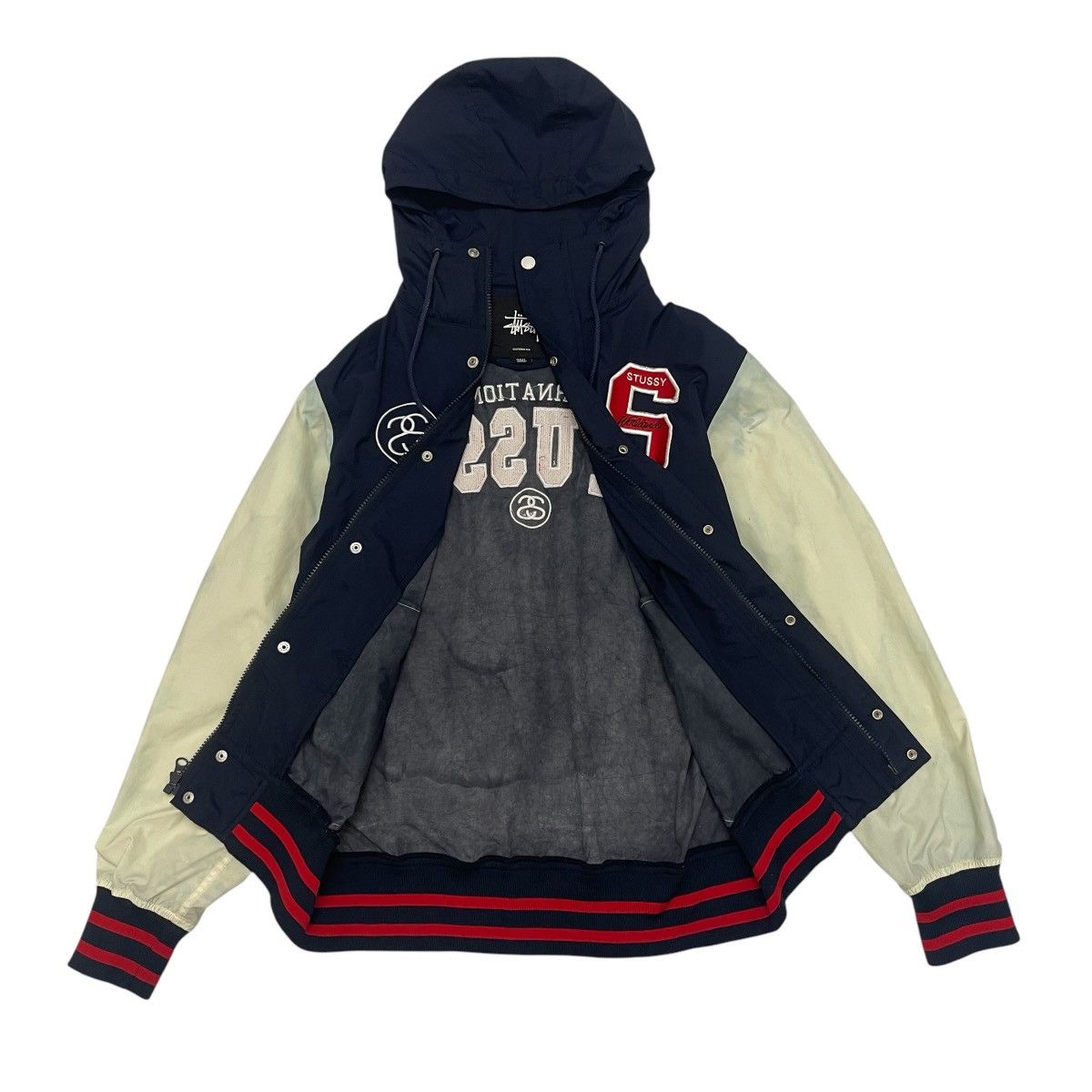 Stussy STUSSY Embroidery Logo Hoodie Jacket Size US S / EU 44-46 / 1 - 4 Thumbnail