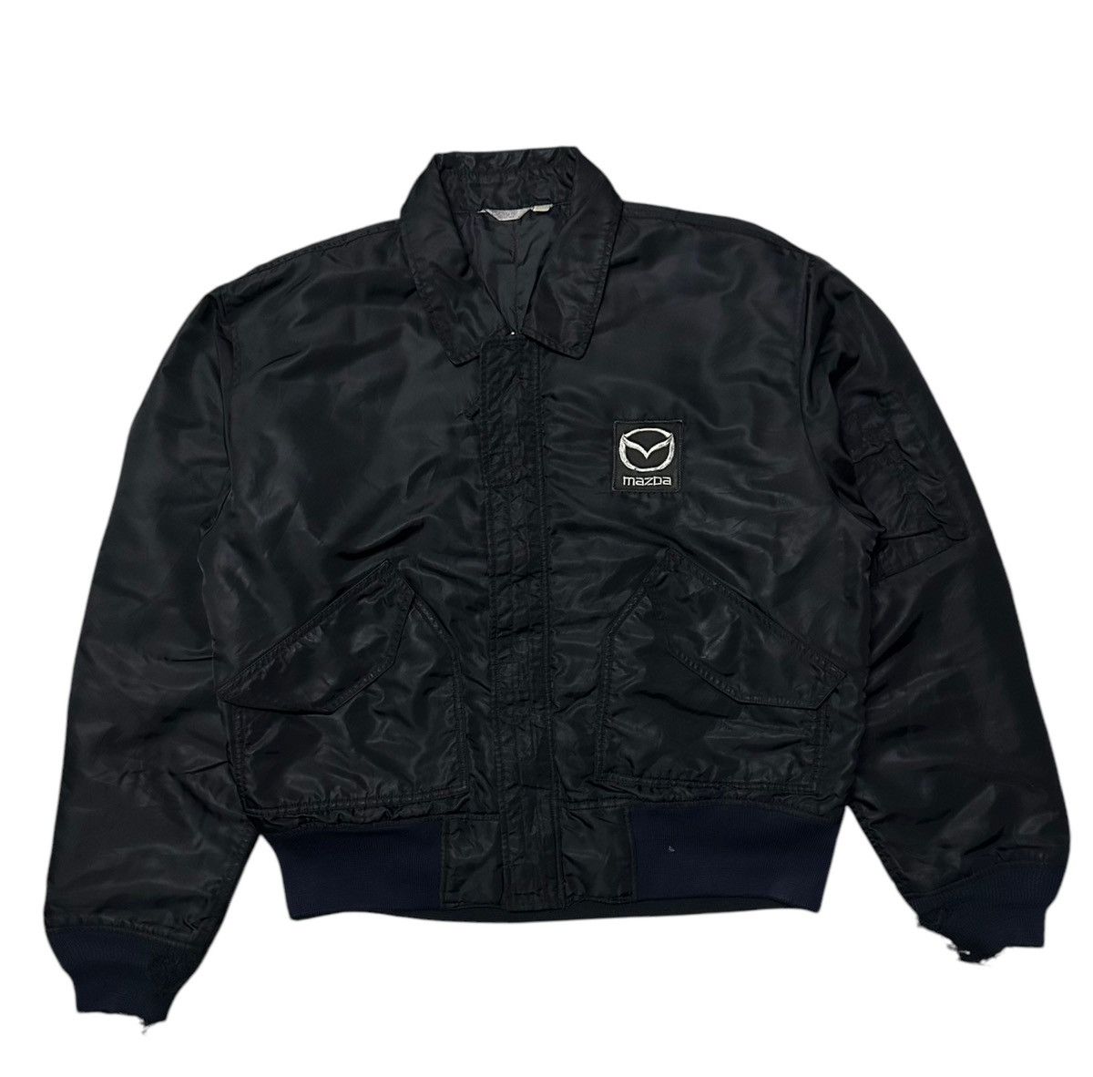 Vintage Vintage 90s Motorsport Mazda bomber jacket Size US L / EU 52-54 / 3 - 4 Thumbnail