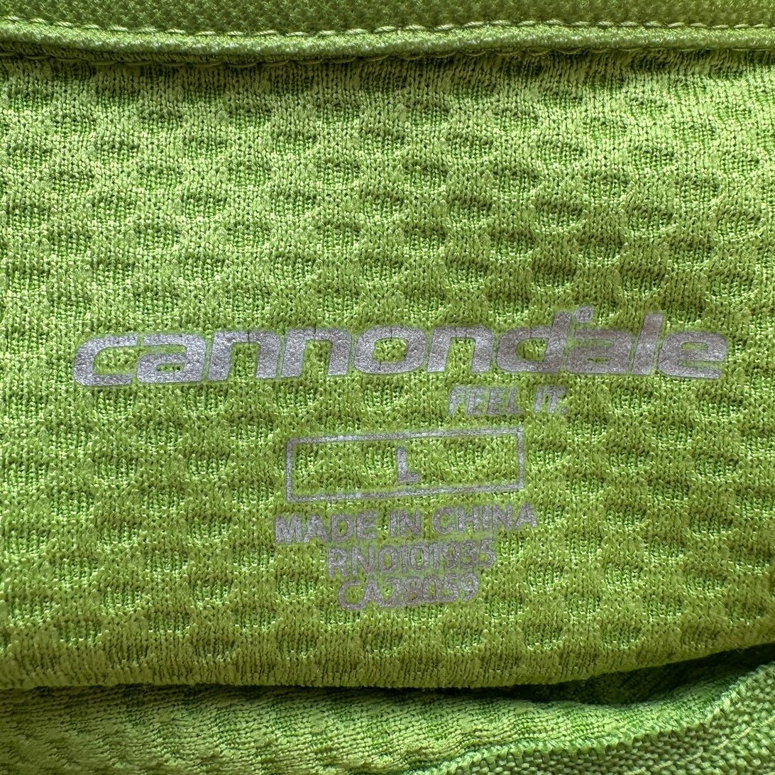 Other Cannondale Lime Green Front Zip Long Sleeve Workout Top L Size 34" / US 12 / IT 48 - 10 Thumbnail