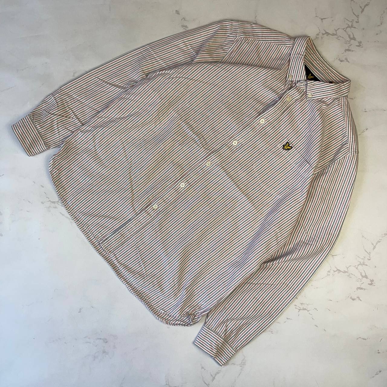 Lyle & Scott Lyle & Scott Striped Slim Fit Oxford Shirts Button Up Sz XL Size US XL / EU 56 / 4 - 1 Thumbnail