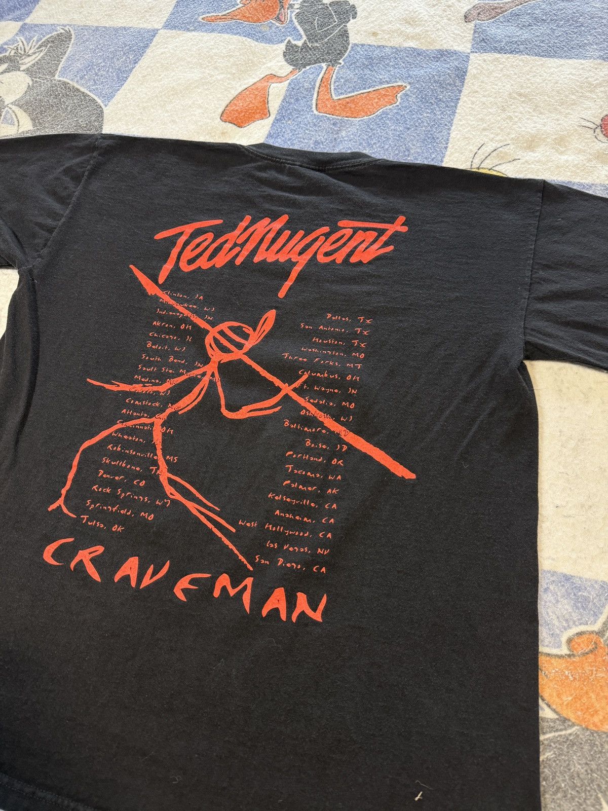 All Sport Ted Nugent Craveman tour tee Size US XL / EU 56 / 4 - 4 Thumbnail