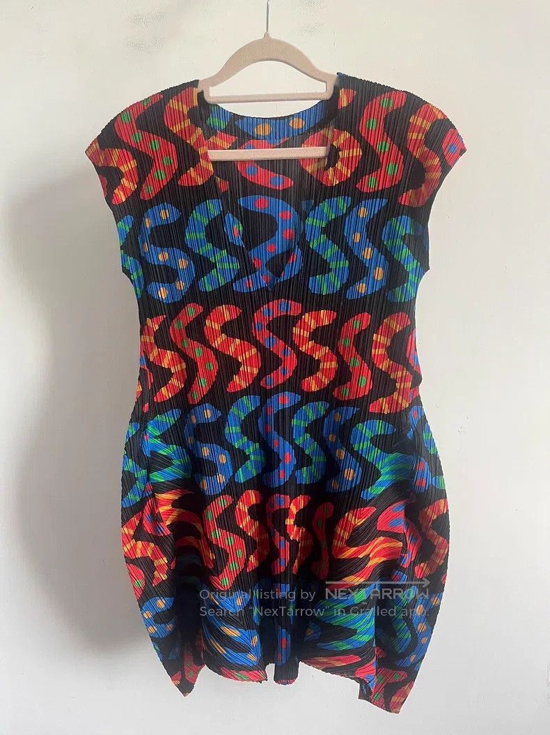 Issey Miyake Issey Miyake Color Block Vest Size L / US 10 / IT 46 - 1 Thumbnail