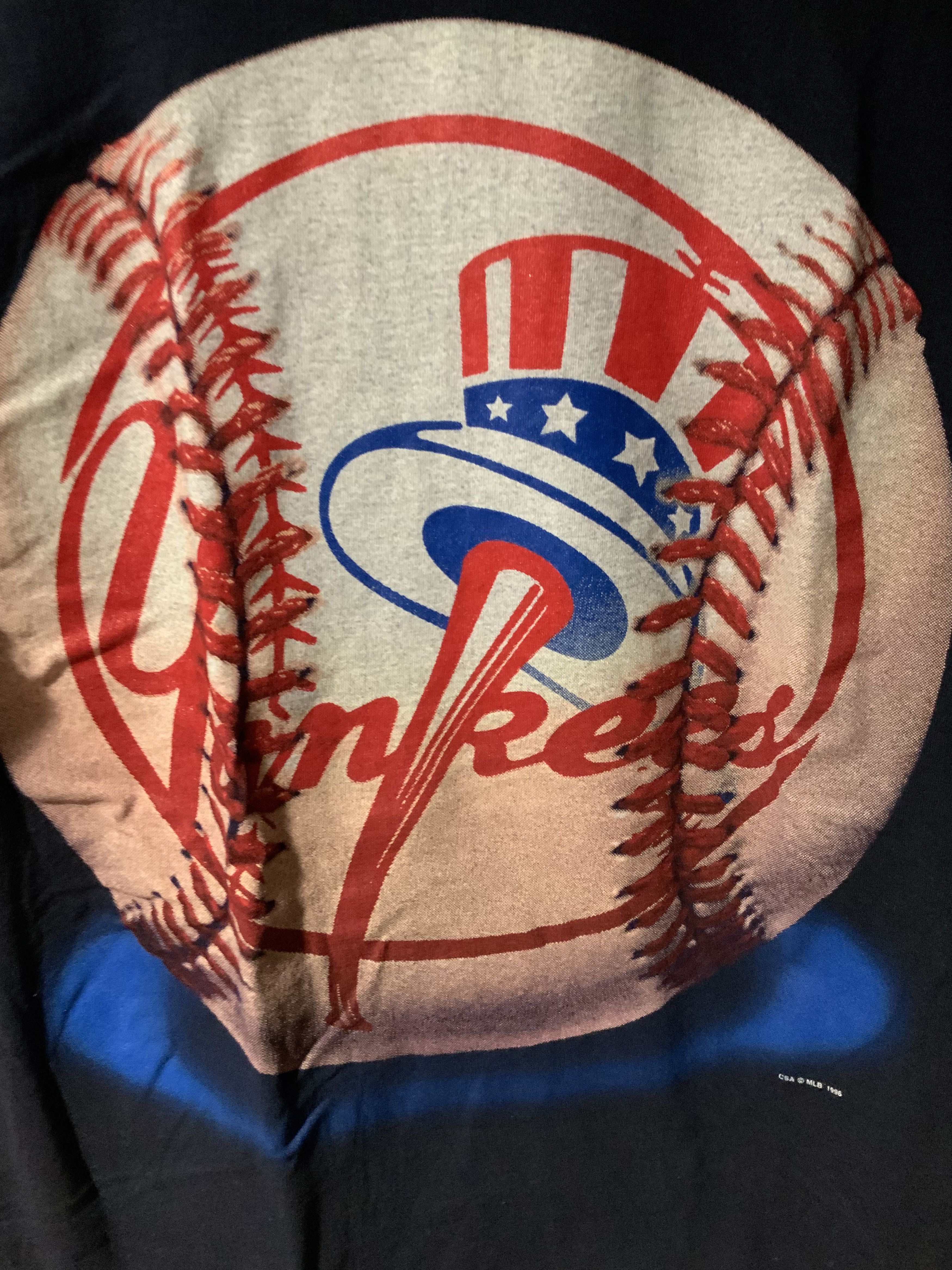 New York Yankees × Vintage Vintage 1996 New York Yankees MLB Baseball Large T-shirt Size US L / EU 52-54 / 3 - 2 Thumbnail