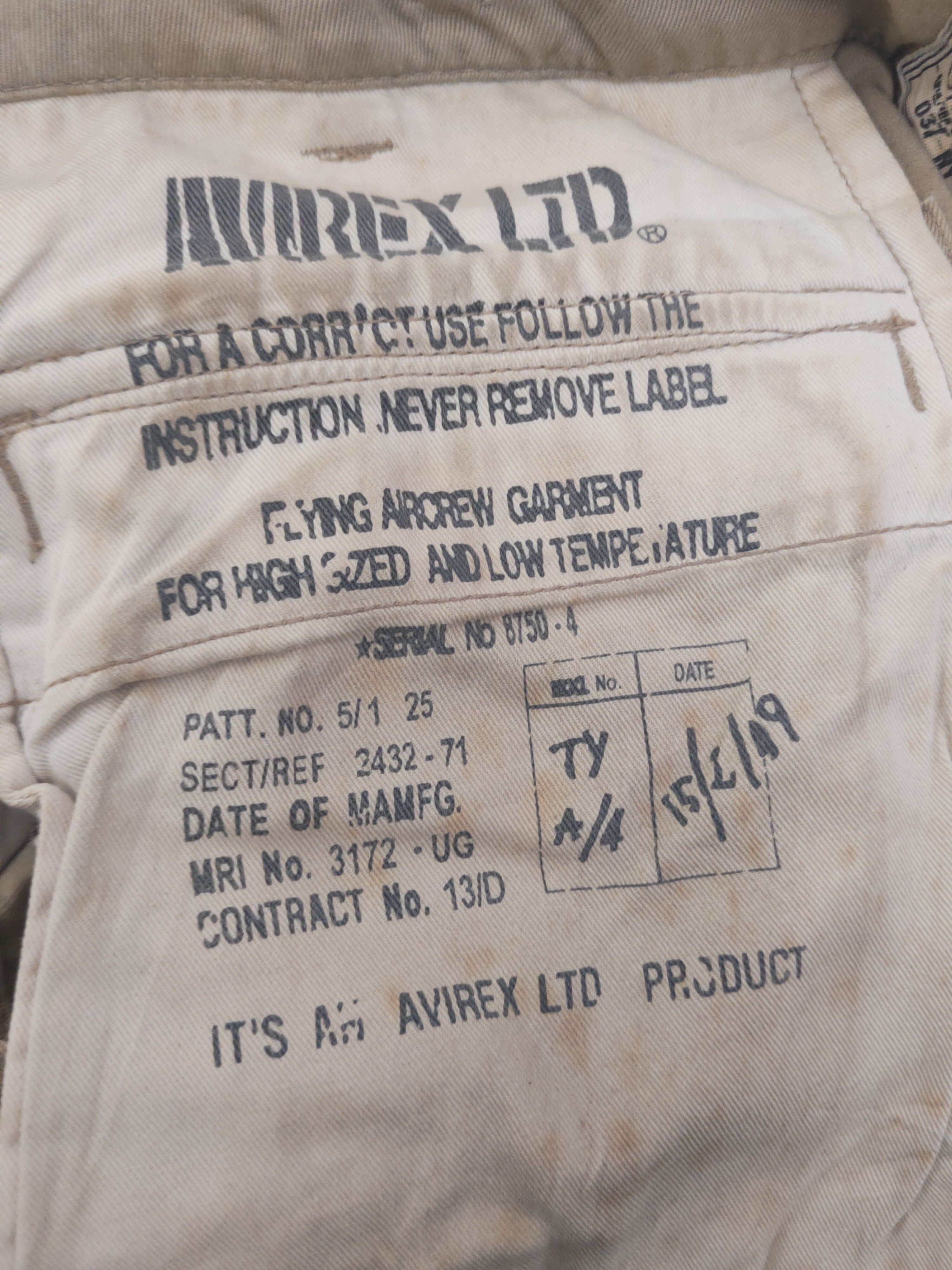 Avirex DL Avirex Beige Multipocket Cargo Pants #46-864 Size US 30 / EU 46 - 14 Thumbnail