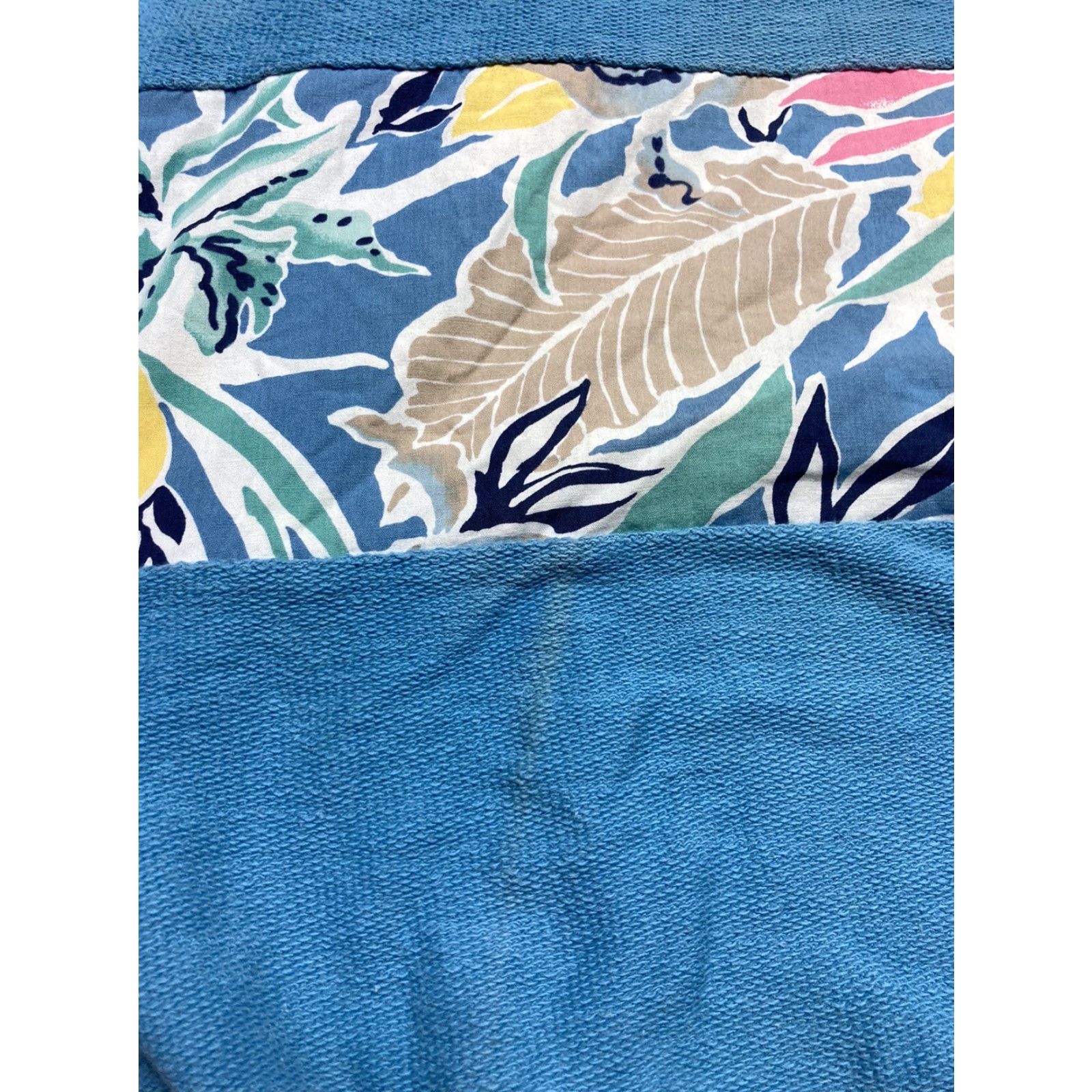 Vintage VINTAGE Woolrich Sweater Sweatshirt Floral Hawaiian Cotton XL Men Blue Pullover Size US XL / EU 56 / 4 - 4 Thumbnail