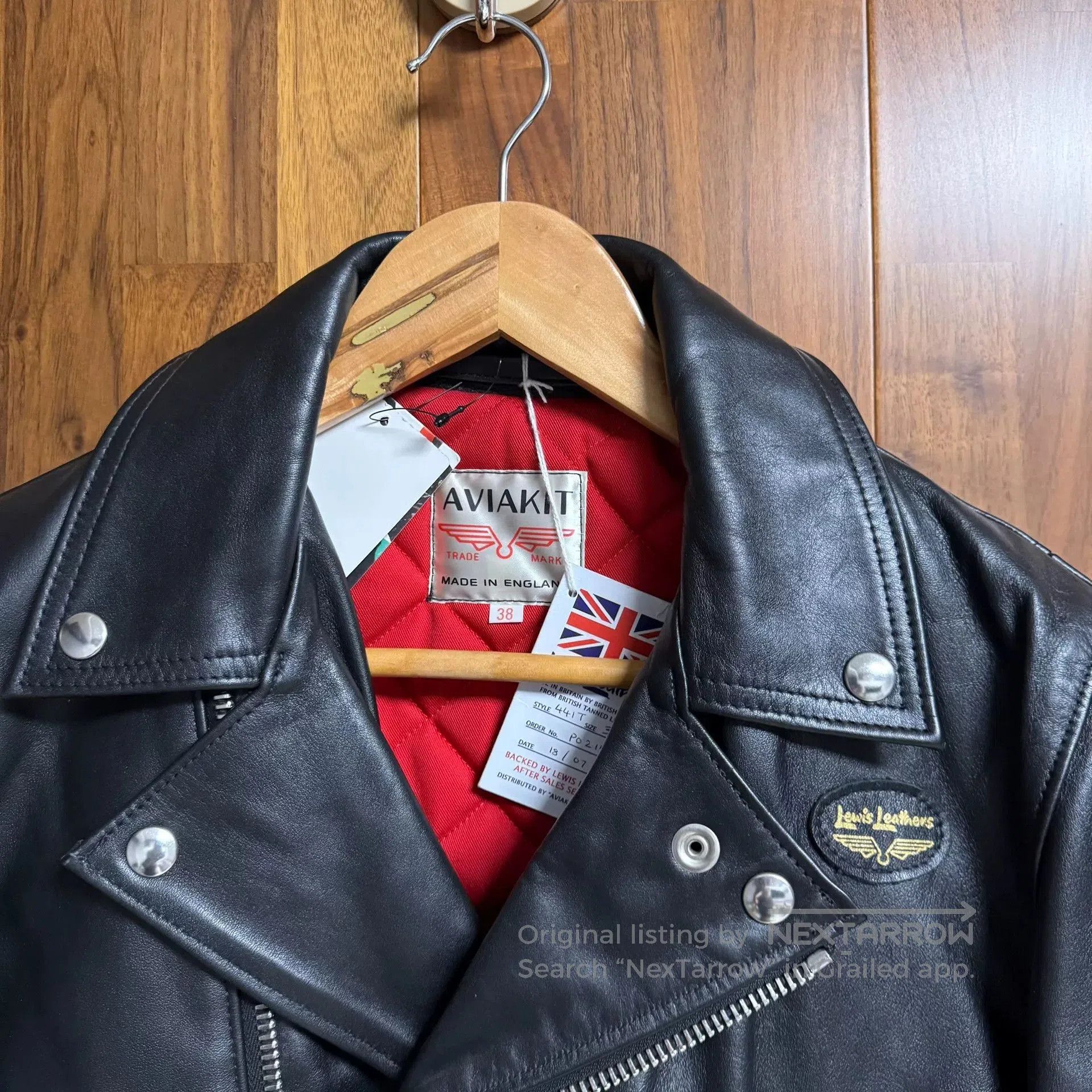 Lewis Leathers Classic Lewis Leathers 441T Black Leather Jacket. Size US S / EU 44-46 / 1 - 2 Thumbnail