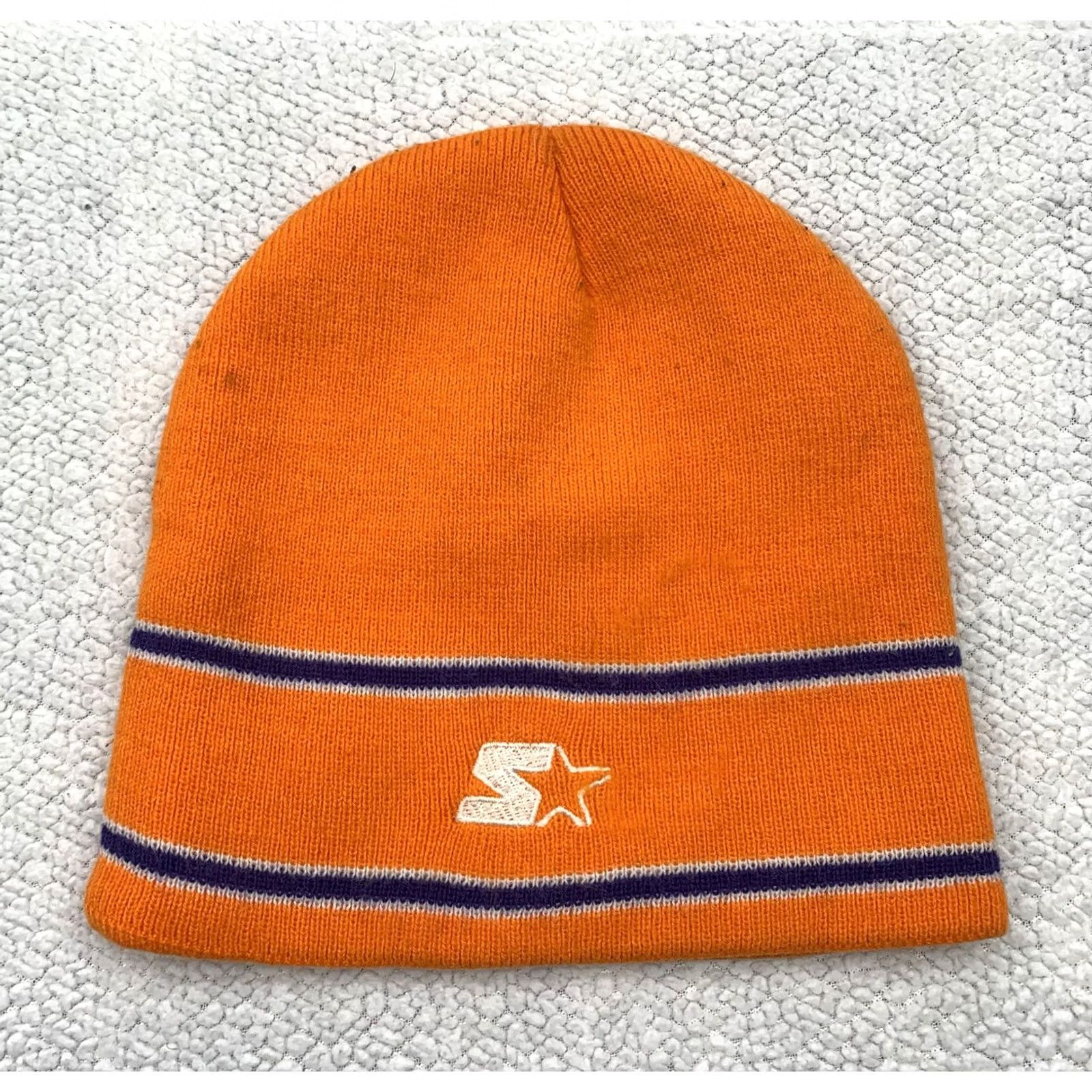 Starter VINTAGE Starter Clemson Tigers Beanie Adult OSFM NCAA Sports Winter Orange Skull Cap Size ONE SIZE - 3 Thumbnail