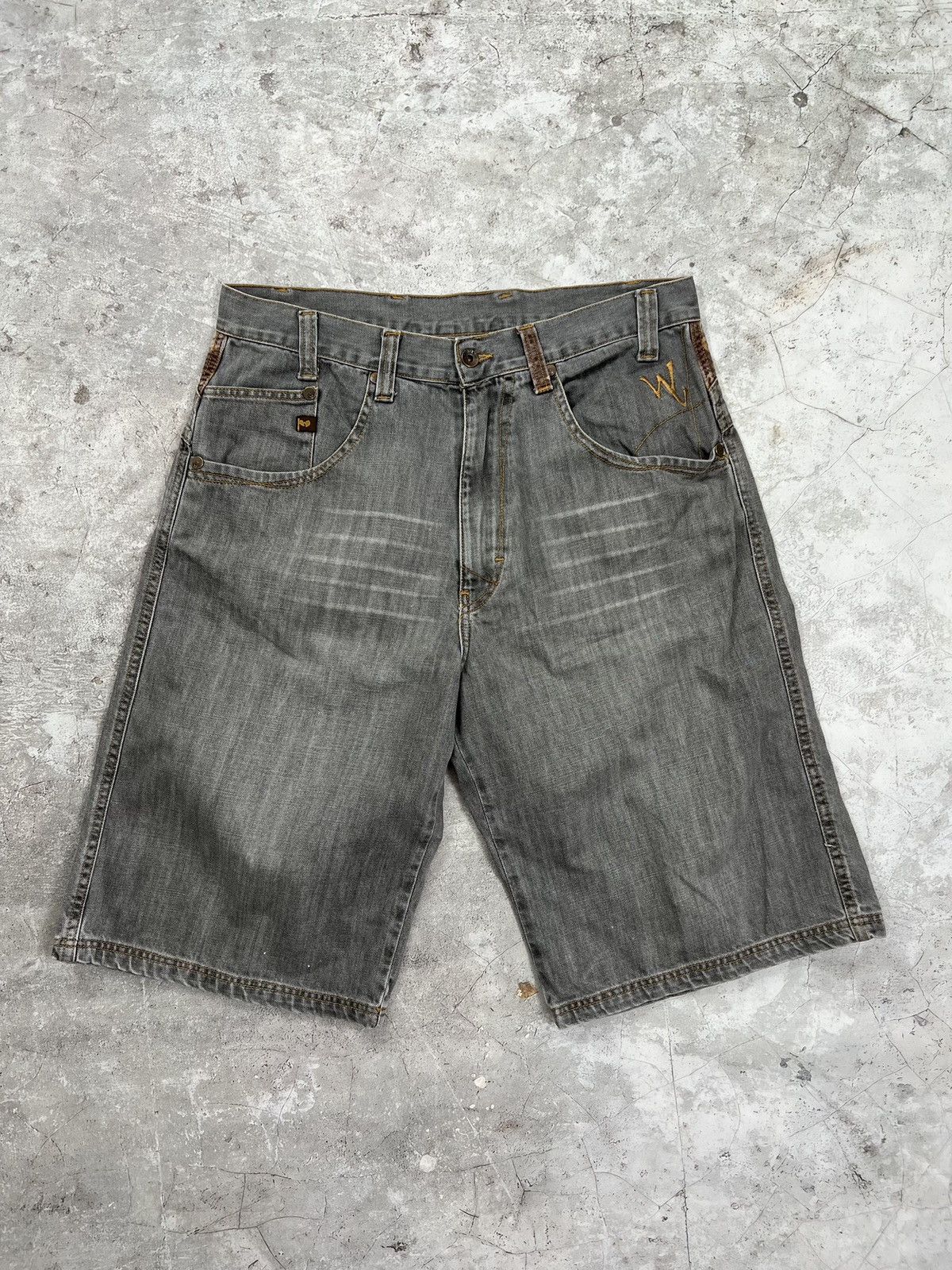 Vintage × Wu-Tang Clan Wu wear denim shorts 34 Size US 34 / EU 50 - 1 Thumbnail