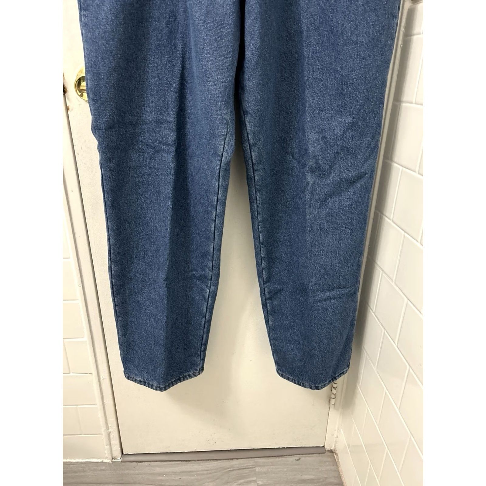 Doublet VINTAGE LL Bean Jeans Men 42x34 Blue Relaxed Fit Fleece Lined Denim 162344 Men’s Regular 34 Inseam Winter Size US 42 / EU 58 - 3 Thumbnail