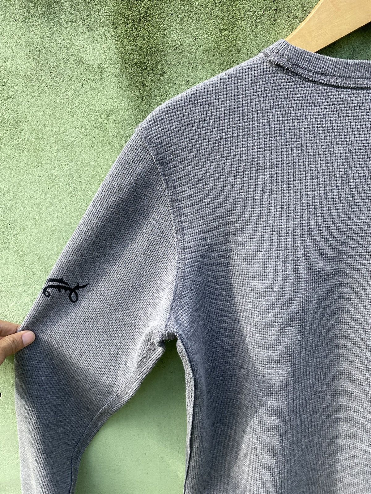 BUCKAROO Buckaroo Vintage Thermal Waffle Knit Eagle Graphic Crewneck Size US L / EU 52-54 / 3 - 11 Thumbnail