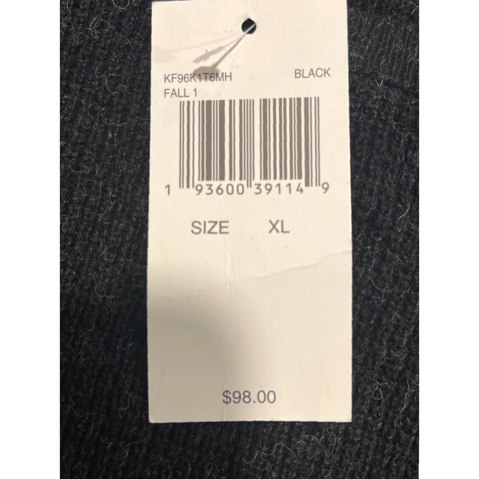 Michael Kors Michael Kors Sweater Mens Extra Large Black Cotton Wool Blend NWT Modern Casual Knit Crew Neck Long Sleeve Solid Pullover Regular Fit Hand Wash Only Size US XL / EU 56 / 4 - 5 Thumbnail