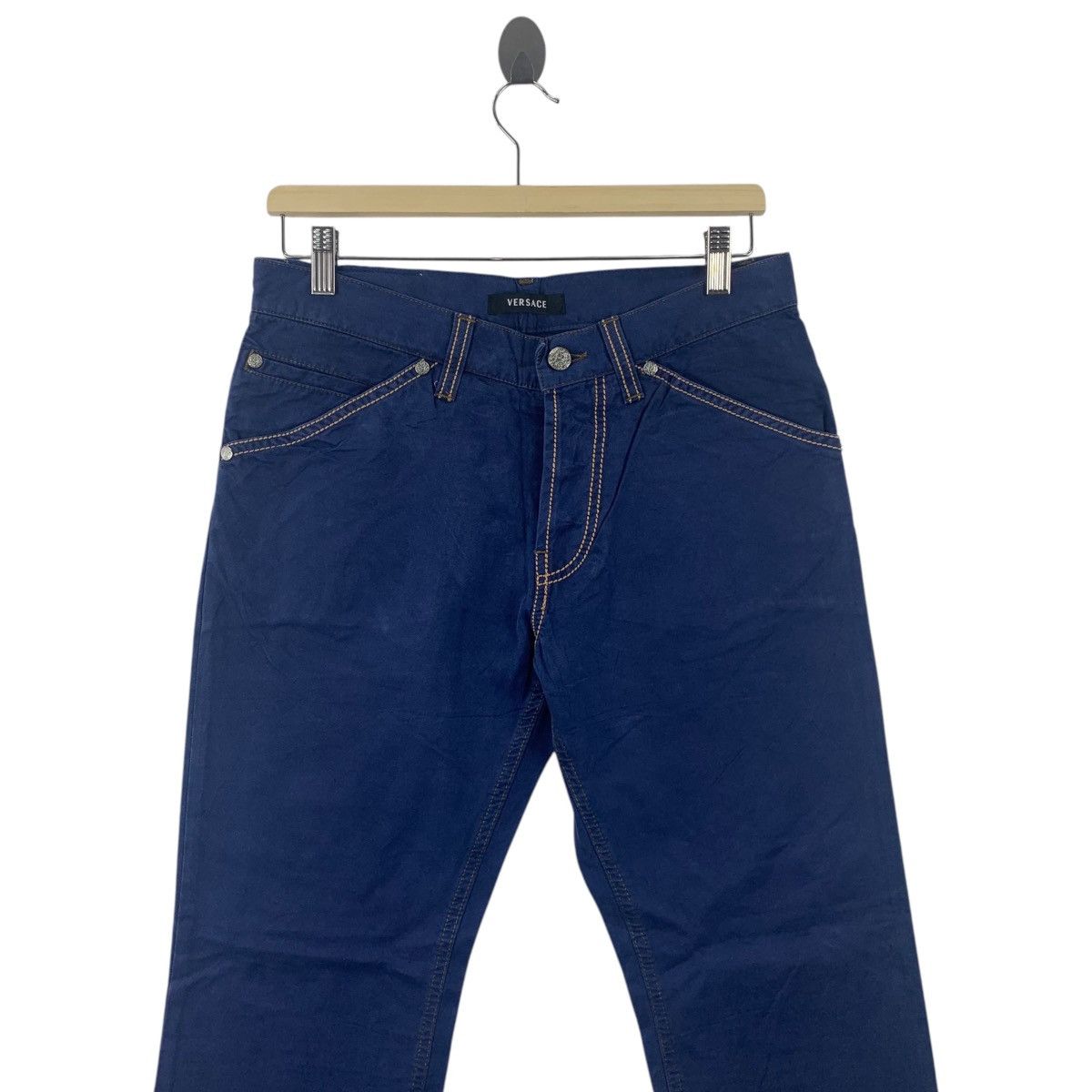 Designer × Versace GIANNI VERSACE Blue jeans Size 32" / US 10 / IT 46 - 2 Thumbnail