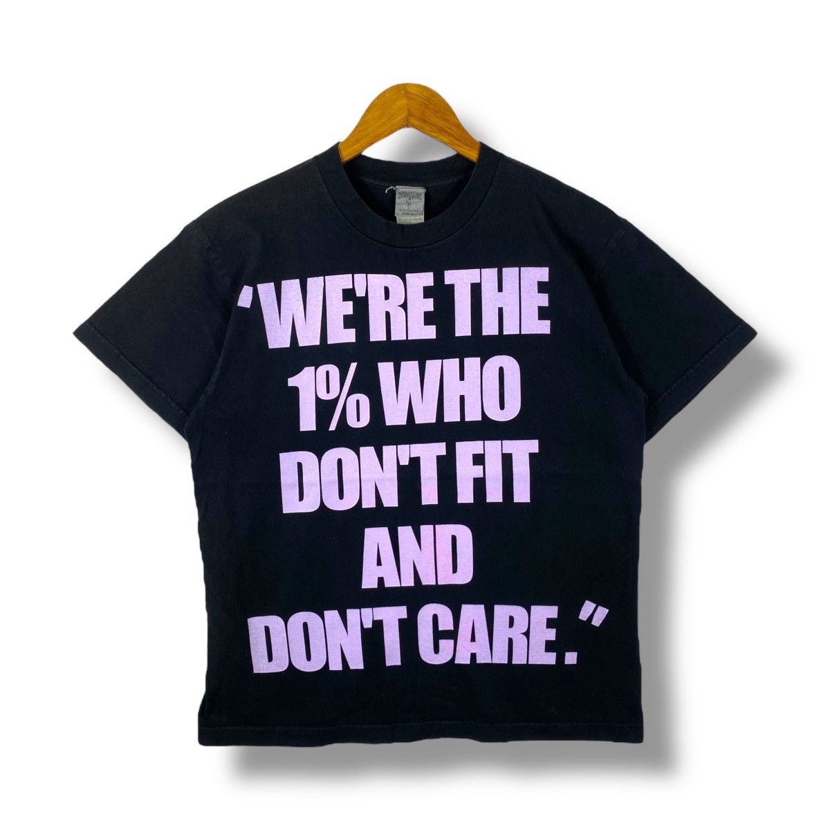 Japanese Brand Vintage RNA INC We're The 1% Who Don't Fit And Don't Care Size M / US 6-8 / IT 42-44 - 1 Thumbnail