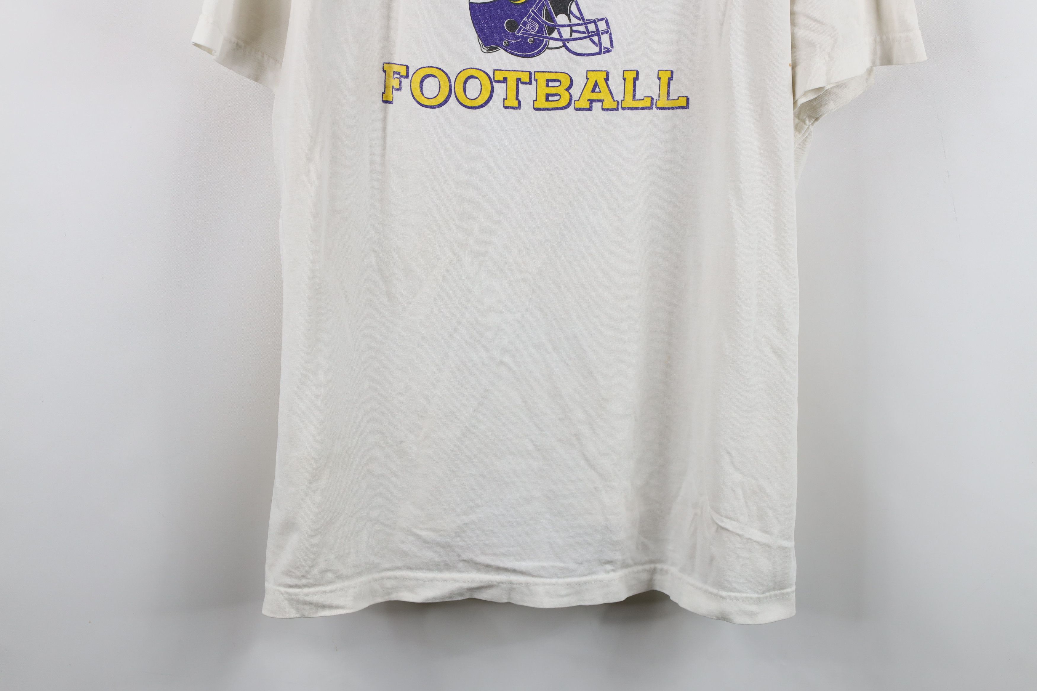 Reebok Vintage Reebok Minnesota Vikings Football T-Shirt White Size US XL / EU 56 / 4 - 3 Thumbnail
