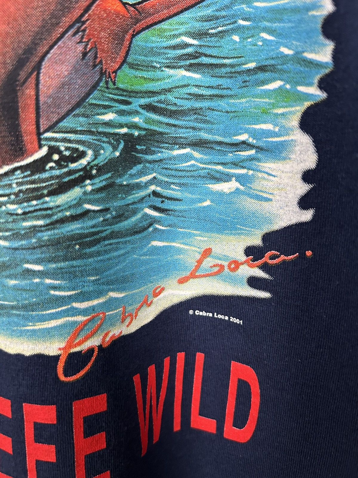Vintage Vintage Graphic Tee Born Tu Be Wild Humor Hype Rare Size US L / EU 52-54 / 3 - 4 Thumbnail