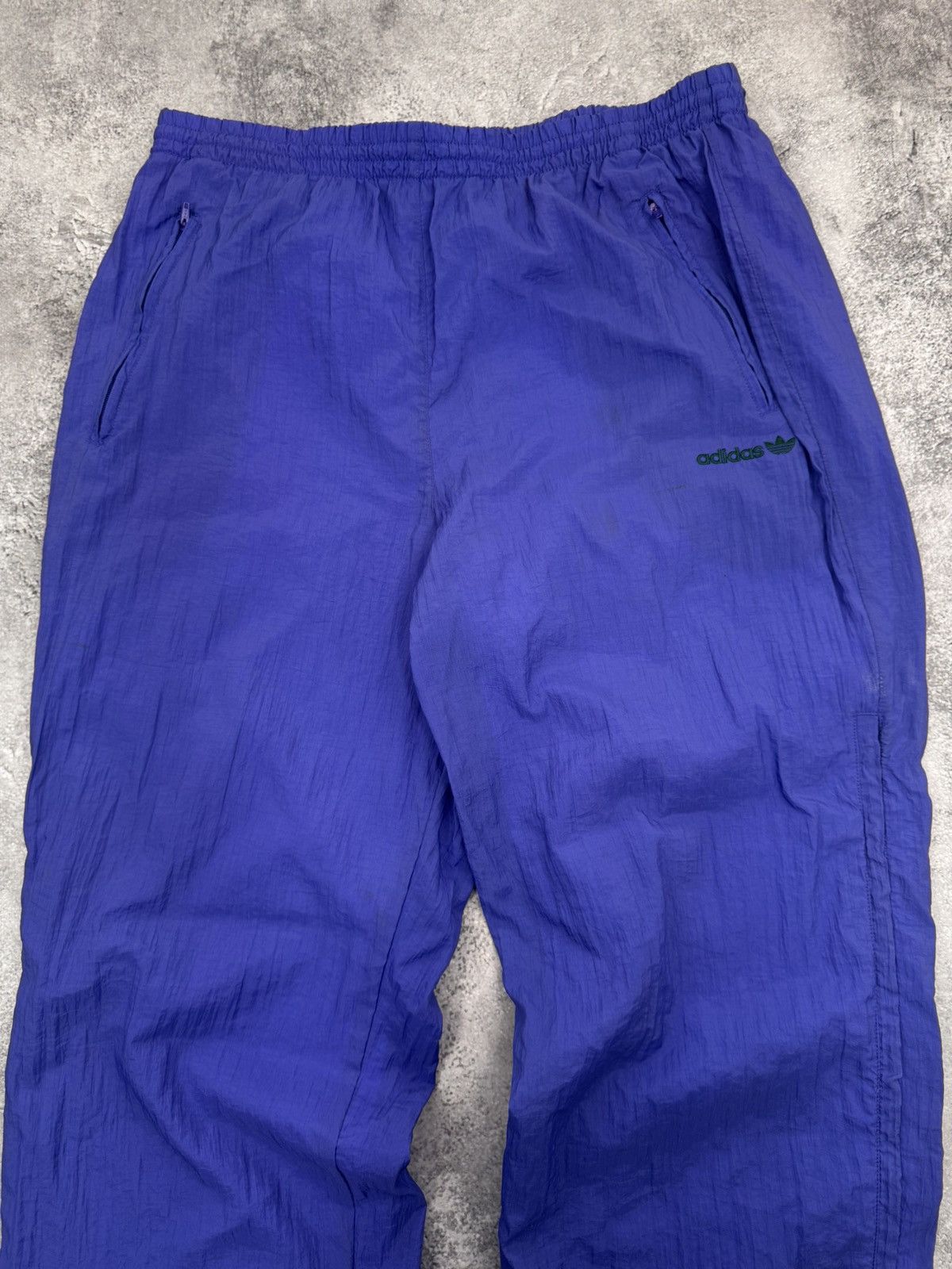 Adidas Adidas 90s Retro Men Tracksuit Set Purple Jacket + Pants Size US 30 / EU 46 - 14 Thumbnail