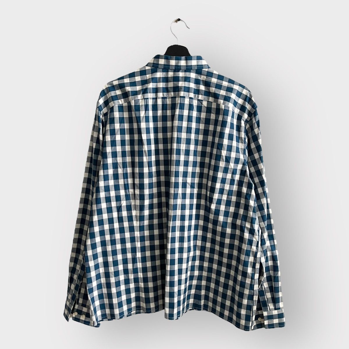 Michael Kors STEAL! 2000s Michael Kors Blue Plaid Flannel Shirt Size US XXL / EU 58 / 5 - 2 Thumbnail